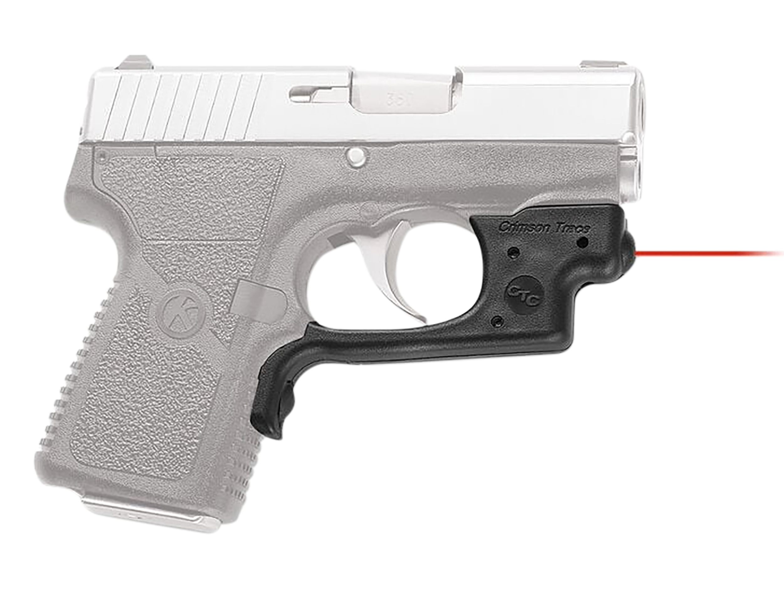 Crimson Trace Laserguard LG-433 Red Laser Sight for Kahr P380/CW380 Black Polymer