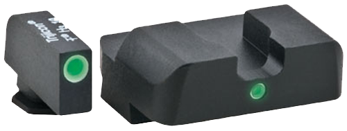 Ameriglo GL101 i-Dot Night Sight Set for Glock - Green Tritium White Outline Front / Green Tritium Rear