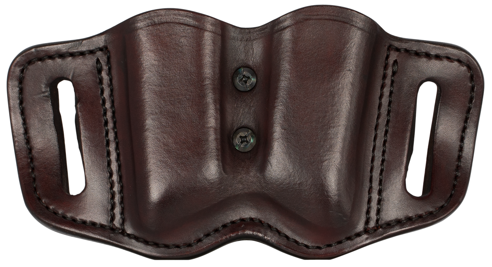1791 Gunleather MAG-F 2.2 Double Mag Holster Double Stack Belt Slide Signature Brown Leather