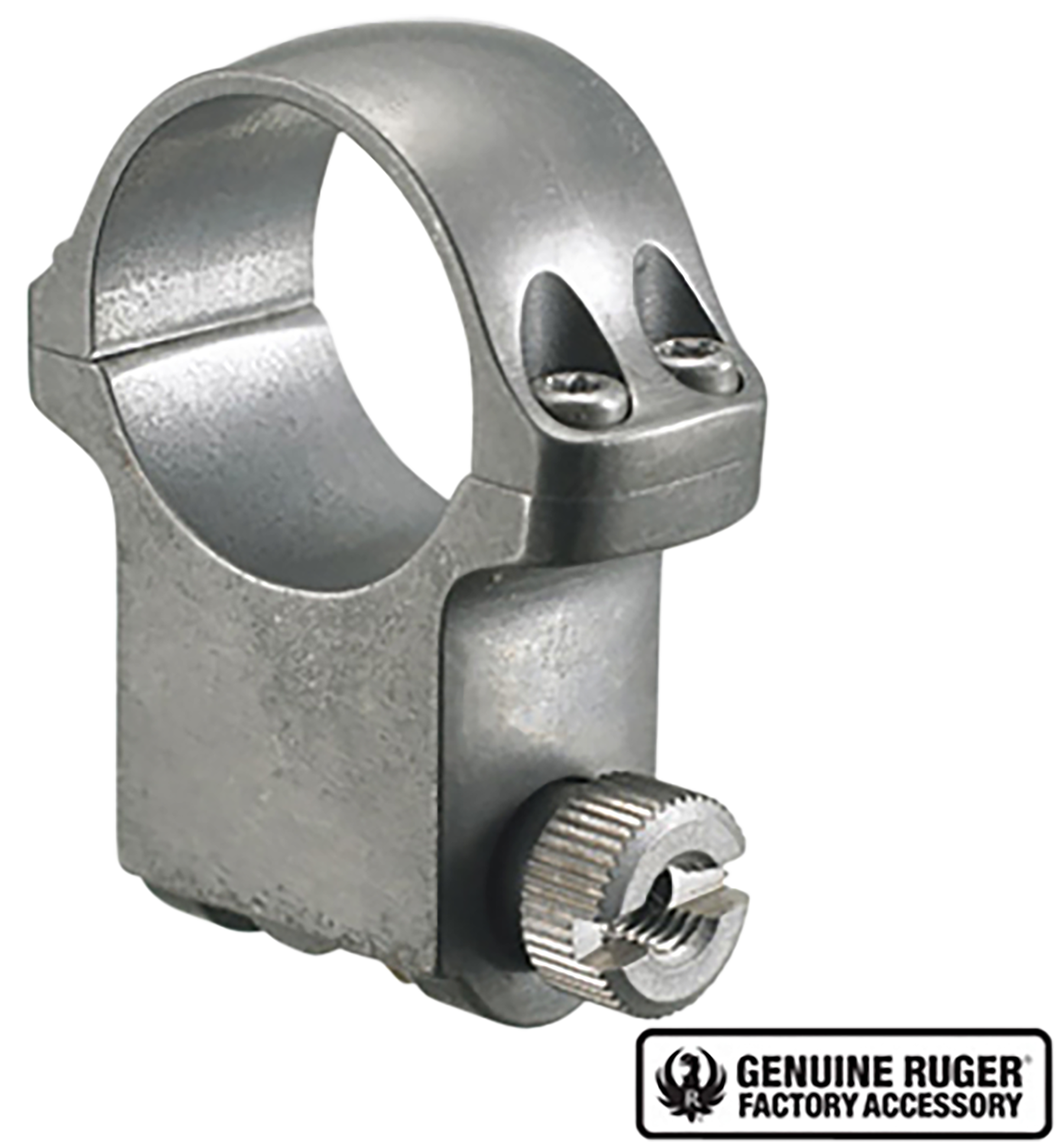 Ruger 6KTG Scope Ring 1" Extra High Target Gray Steel