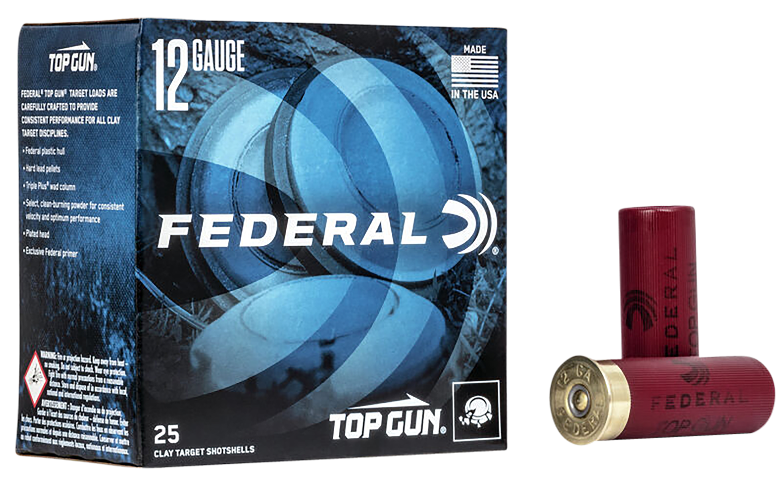 Federal Top Gun 12 Gauge 2.75" 1-1/8 oz 8 Shot - Box or Case