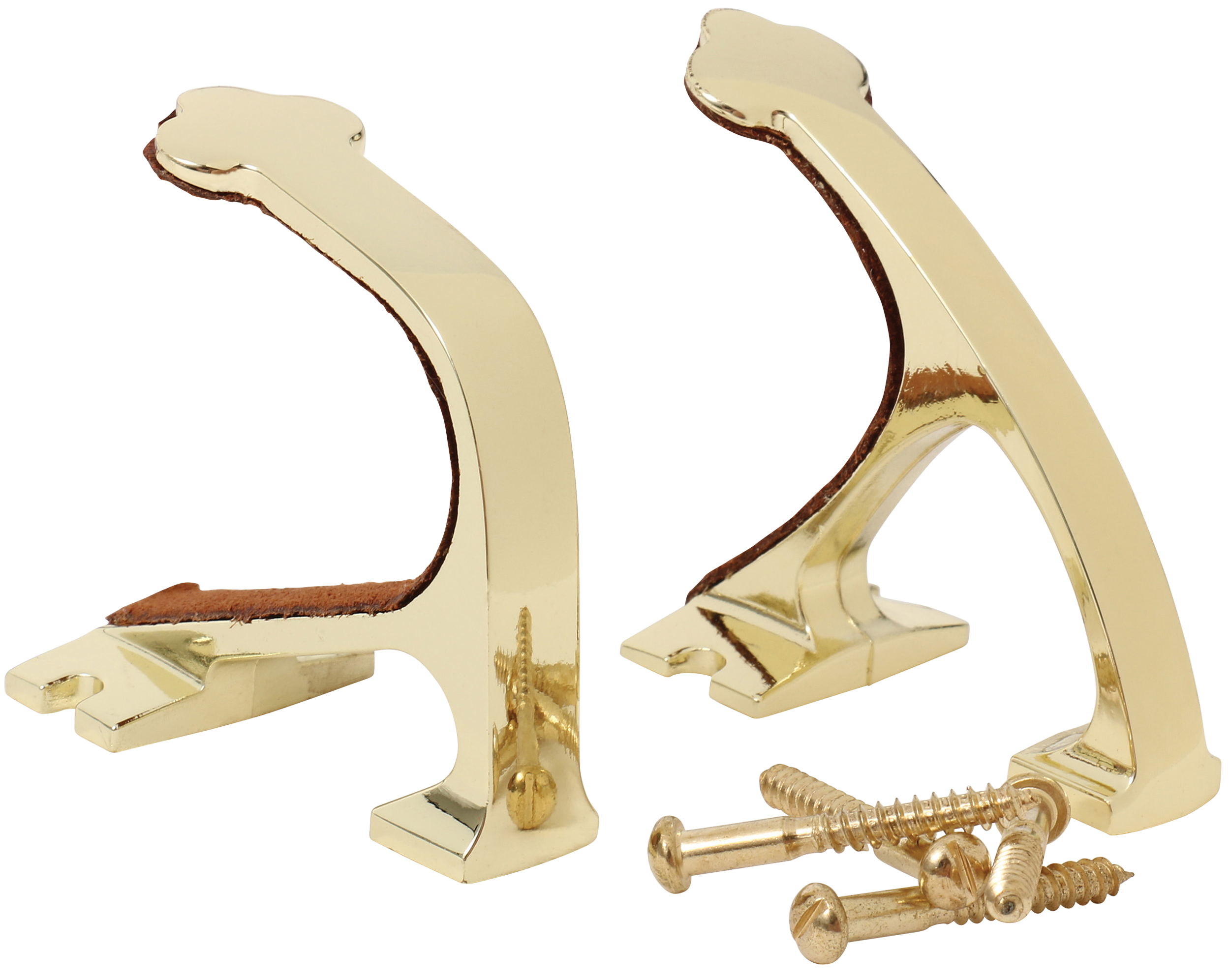 Allen 5641 Gun Hanger Set Brass Wall Mount