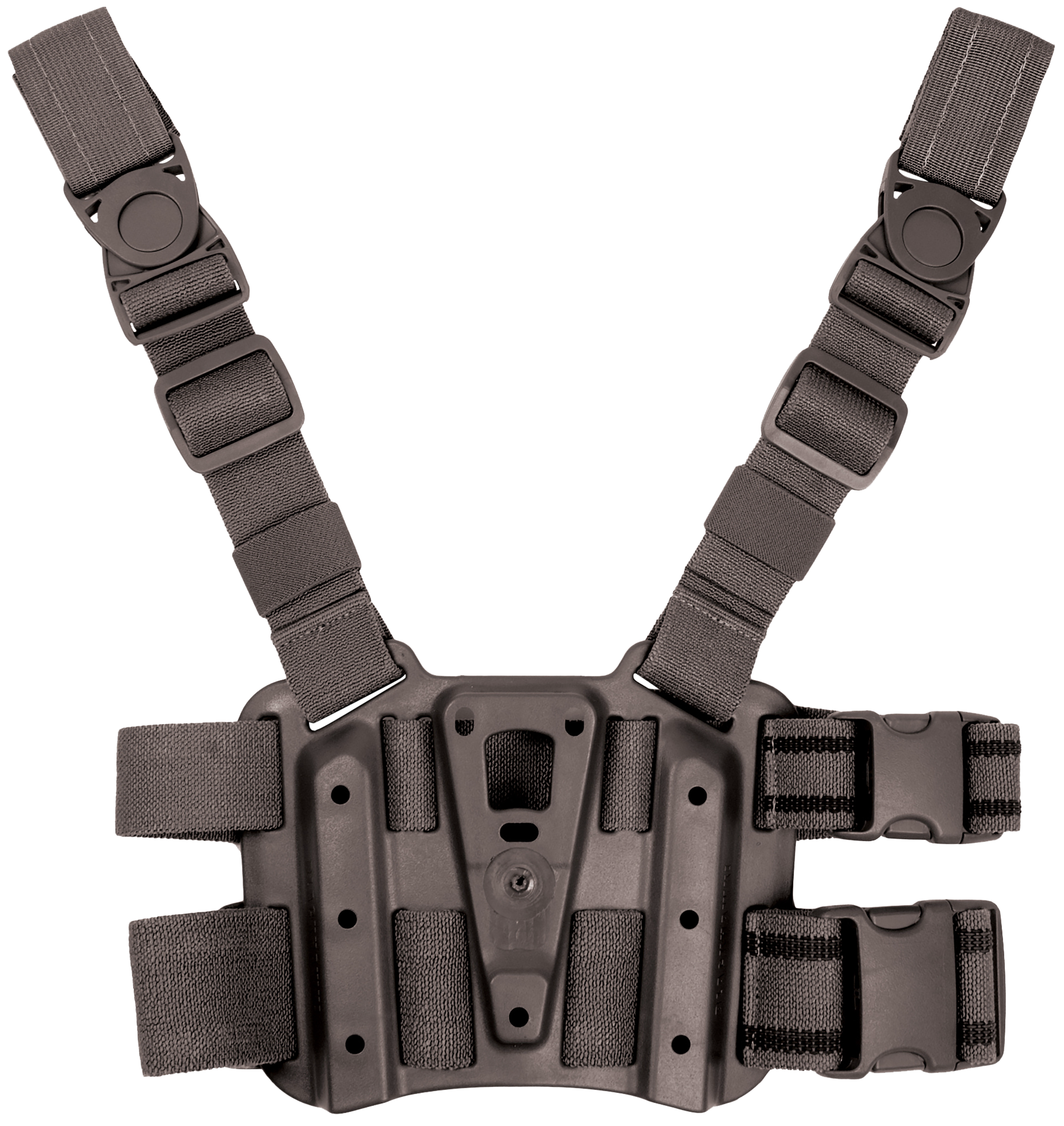 Blackhawk 432000PBK Tactical Holster Platform Carbon Fiber Black Leg Mount