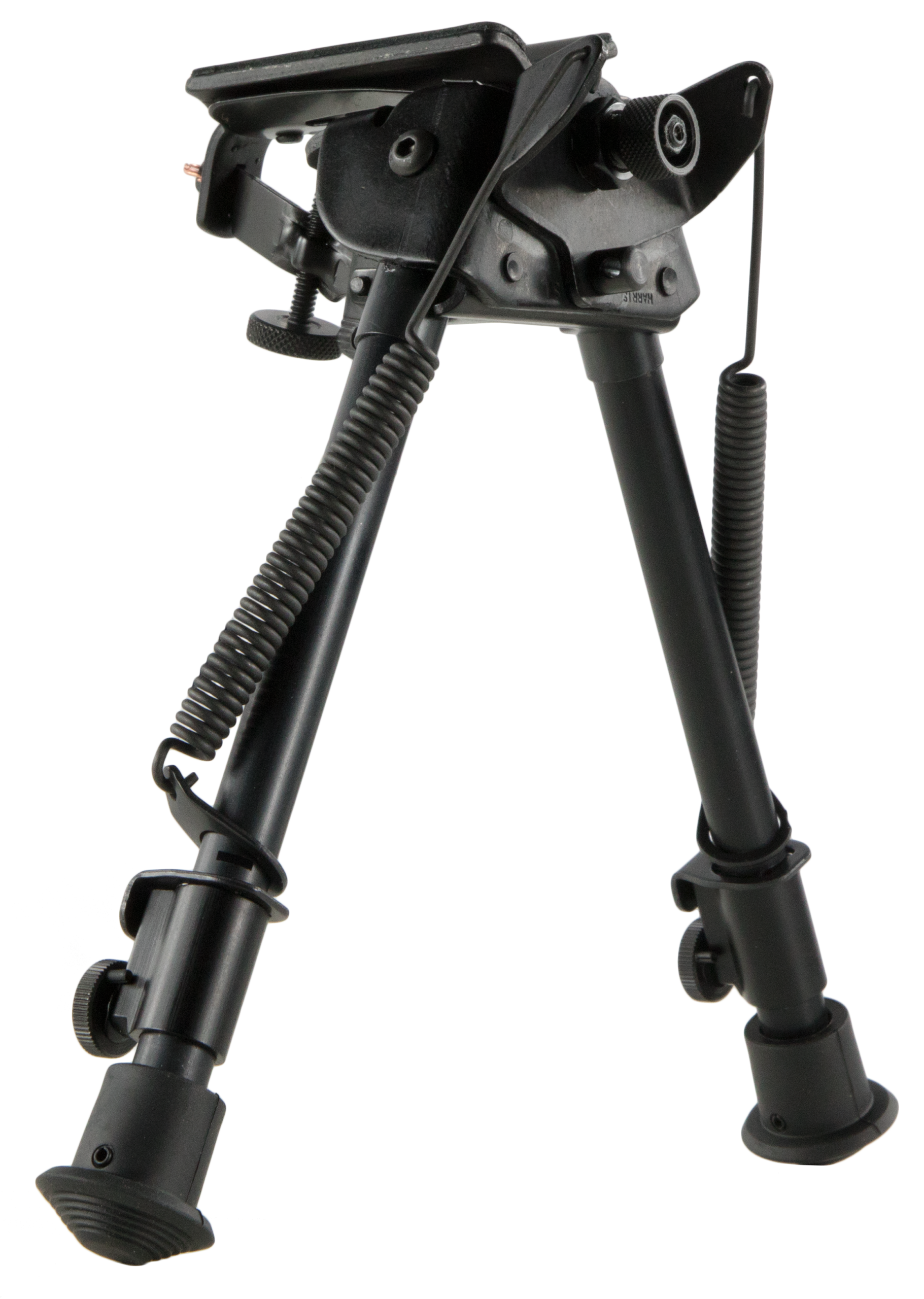 Harris S-L Series S Model L Swivel Bipod 9-13" Sling Swivel Stud Rubber Feet - Black Anodized Steel/Aluminum