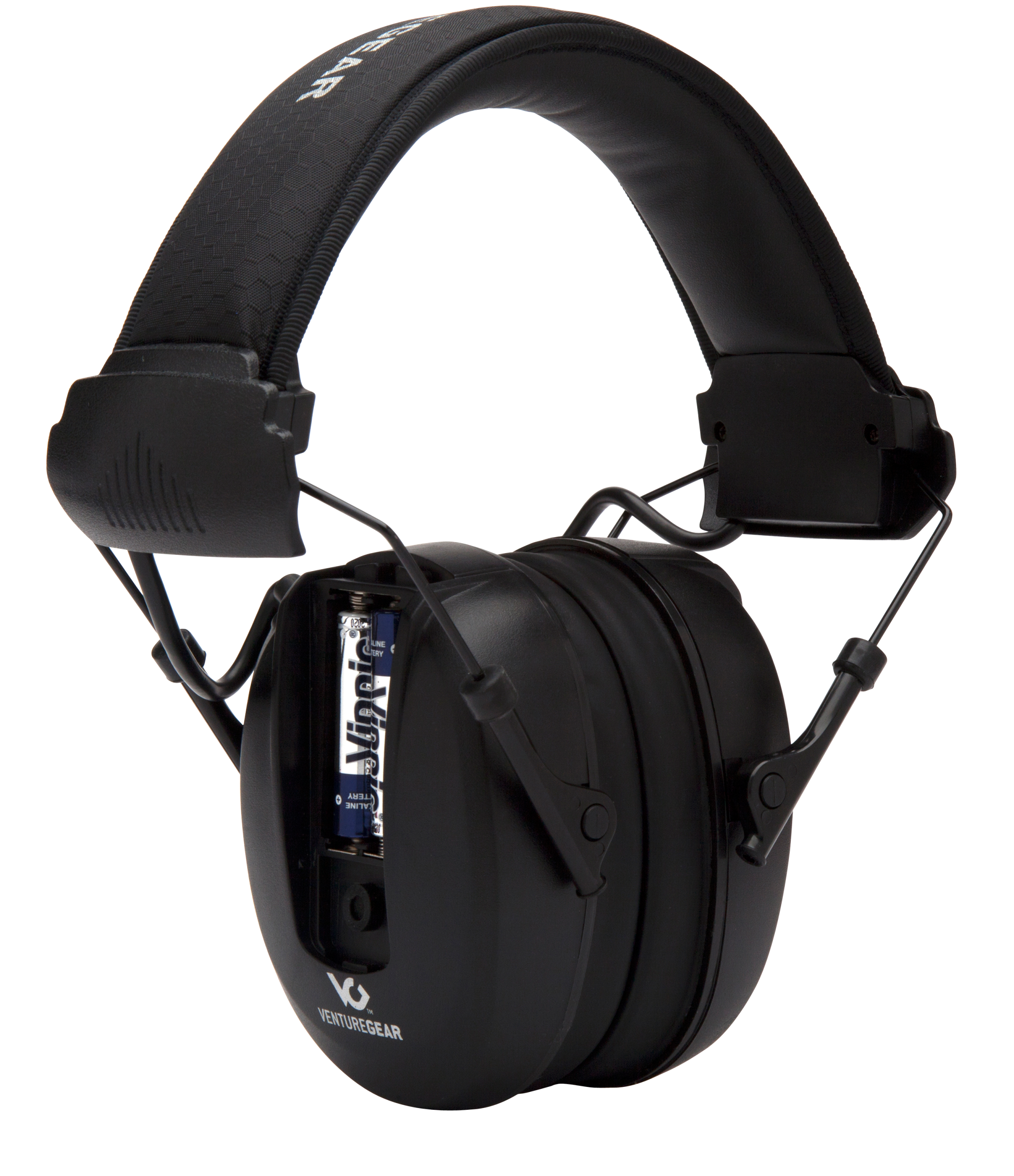 Pyramex Venture Gear Clandestine Electronic Muff 24 dB NRR Over the Head Black
