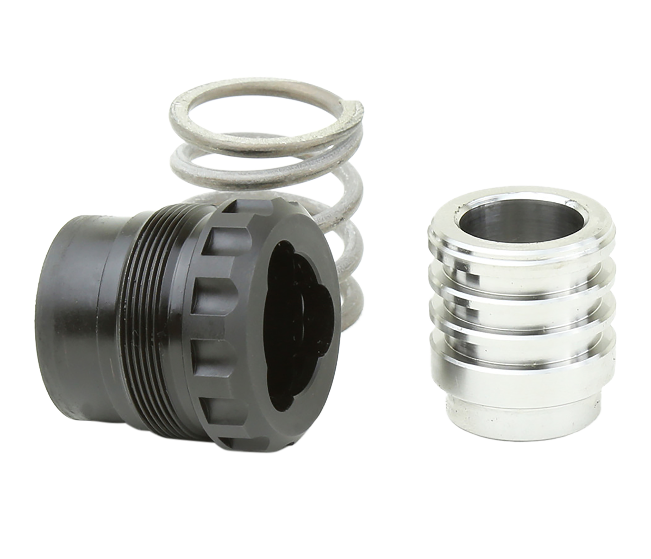 Griffin Armament GA9QDK 9mm Luger 3-Lug Coupler Kit 17-4 Stainless Steel - Black