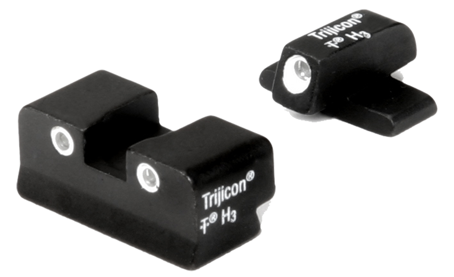 Trijicon Bright & Tough Night Sights 3-Dot Green Tritium White Outline - Springfield XD/XD-M/XD-S