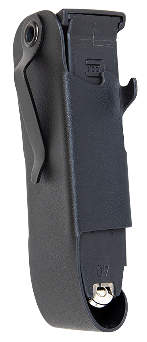 1791 Gunleather Snagmag Belt Clip Black Leather Mag Carrier - Compatible w/Glock 19/23/32 Right Hand