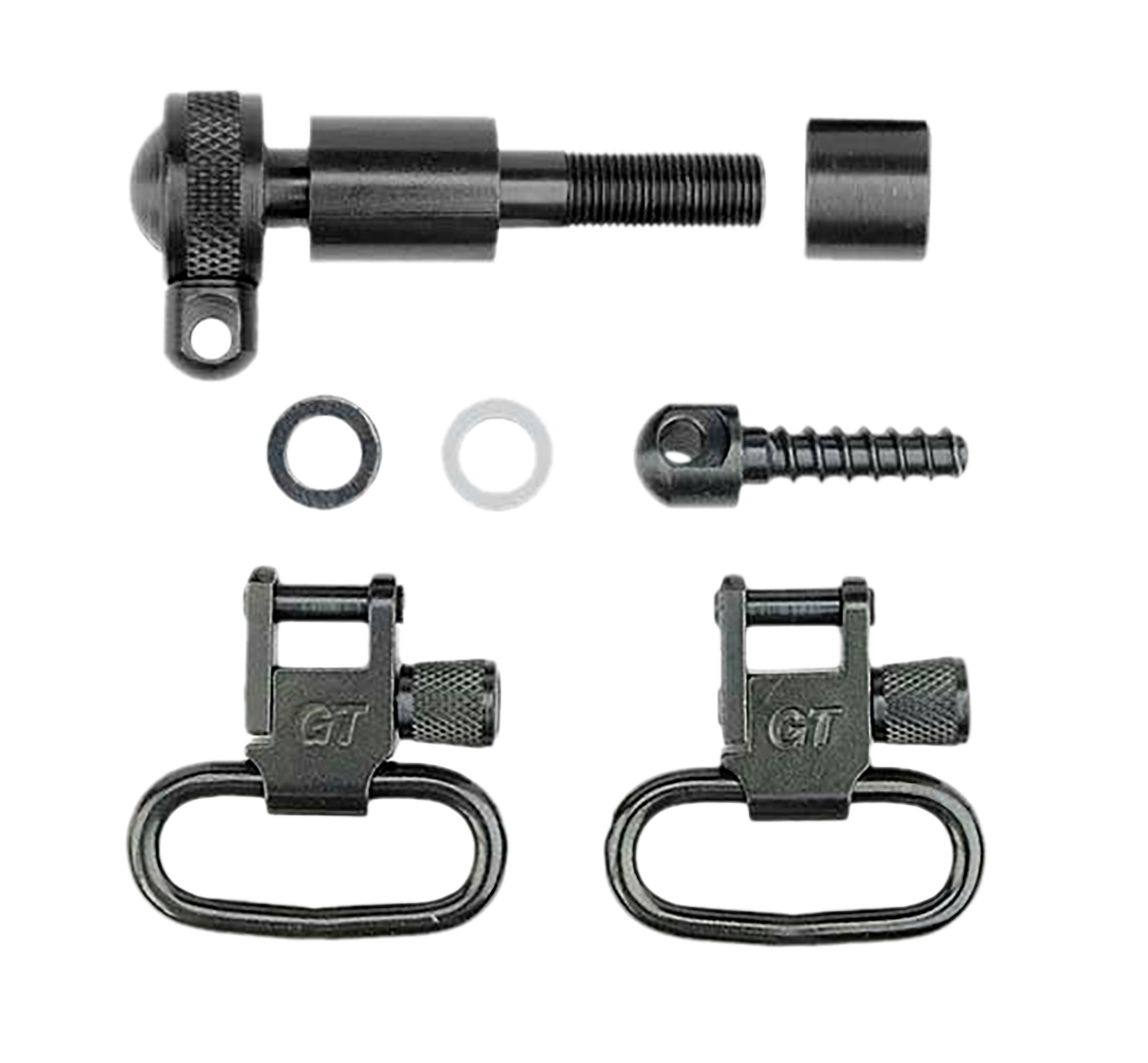 GrovTec GTSW18 Locking Swivel Set 1" Black Oxide Steel - Rem 760 (1969-81)/7600 (after 1984)
