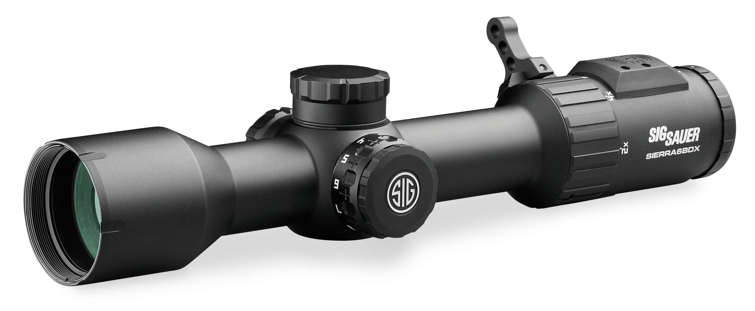 Sig Sauer Electro-Optics Sierra6 BDX Black Anodized 2-12x40mm 30mm Tube Illuminated BDX-R2 Reticle