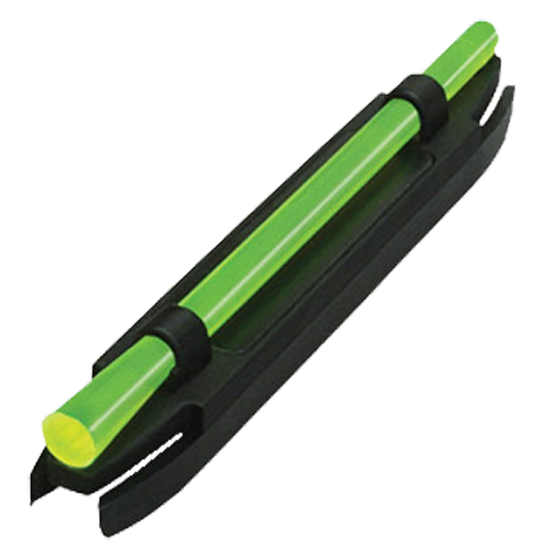 HiViz M200 M-Series Magnetic Shotgun Front Sight .171-.265" Green/Red Fiber Optic Black