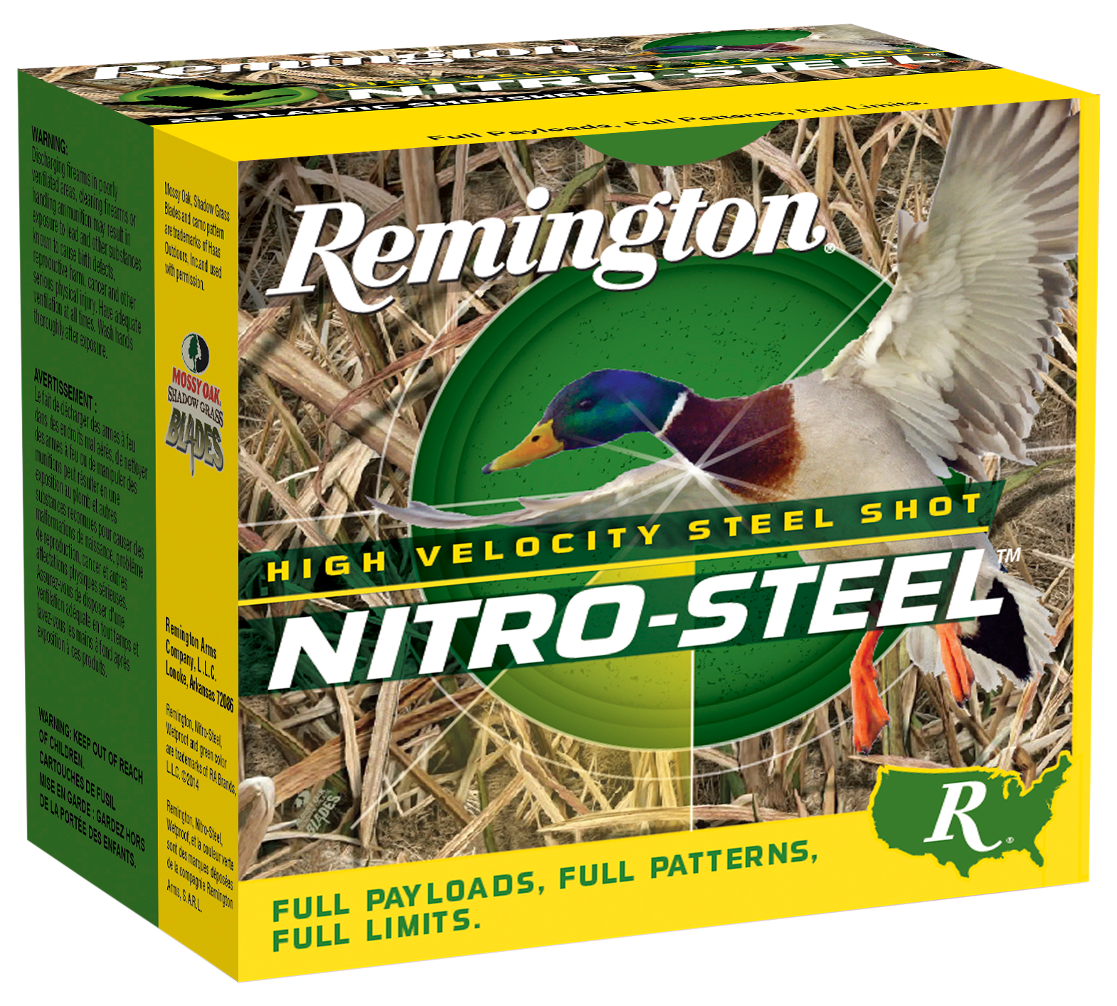 Remington Ammunition Nitro-Steel High Velocity 12 Gauge 2.75" 1 1/4 oz #4 Shot - Box or Case