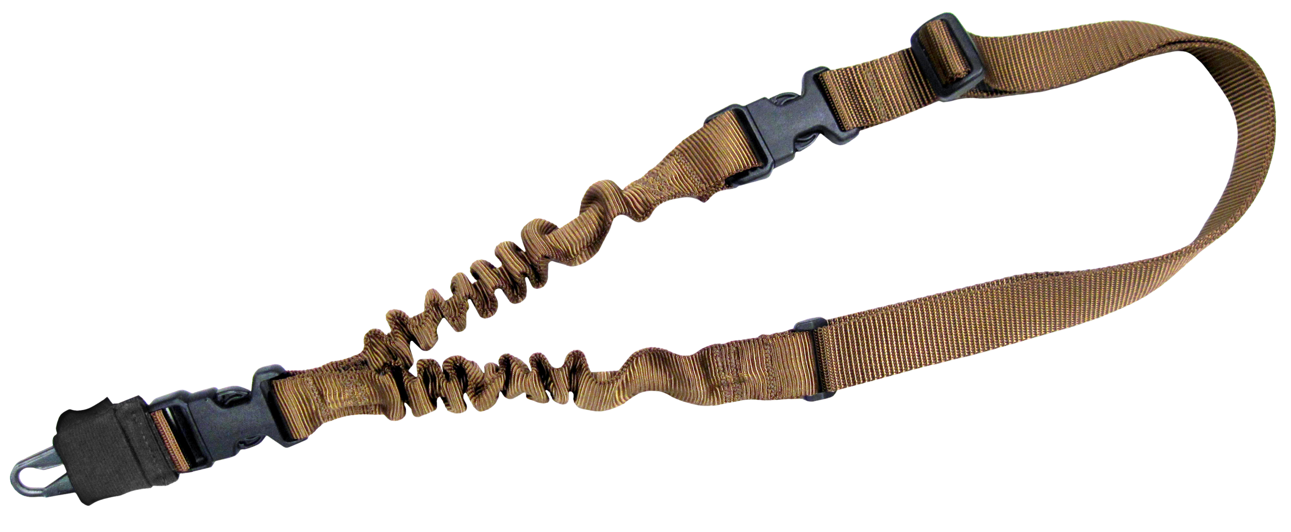 Tacshield Shock Sling Single-Point 1.25" Webbing Coyote Tan Rifle/Shotgun