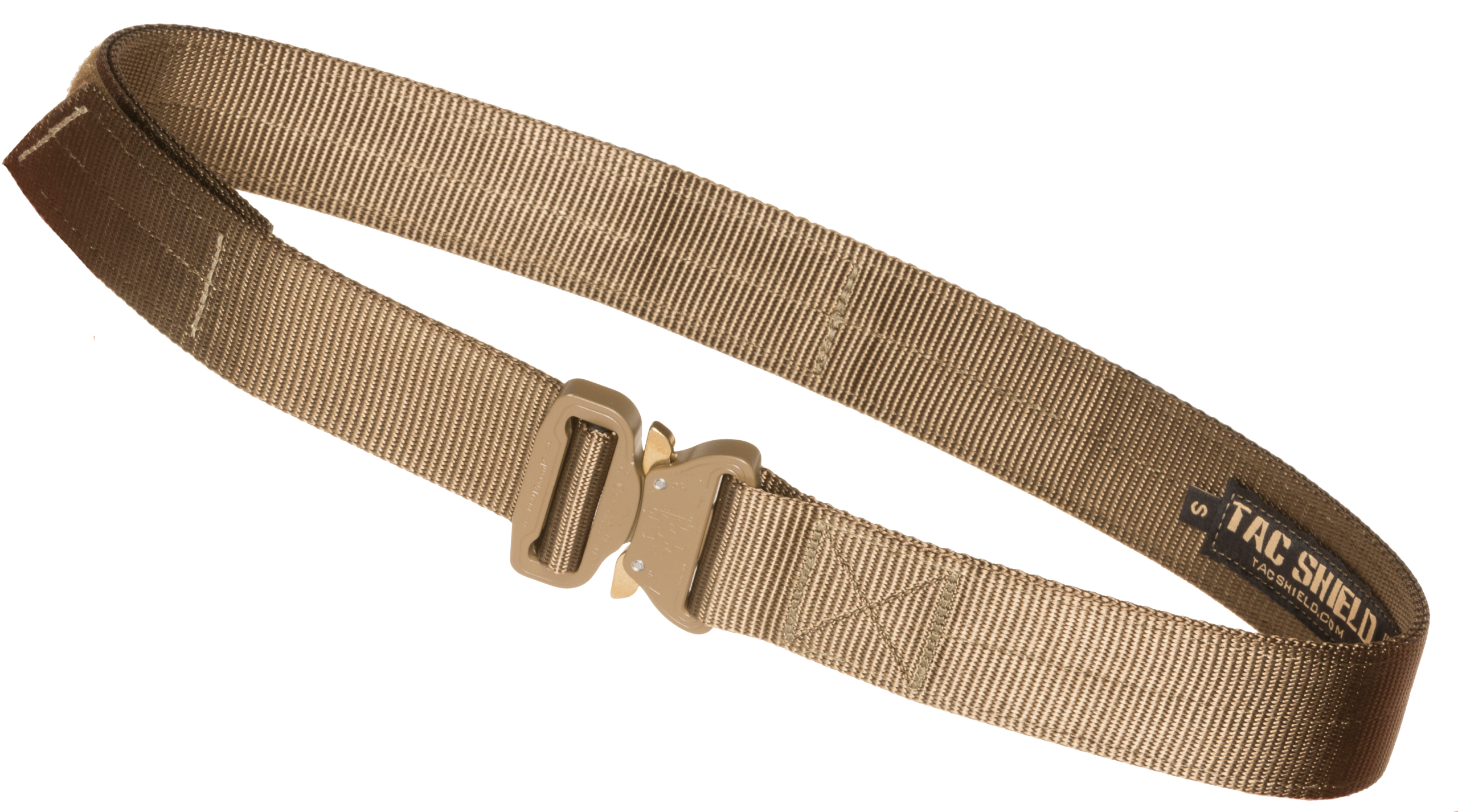 Tacshield Tactical Gun Belt Coyote 38-42 1.75" Cobra Buckle