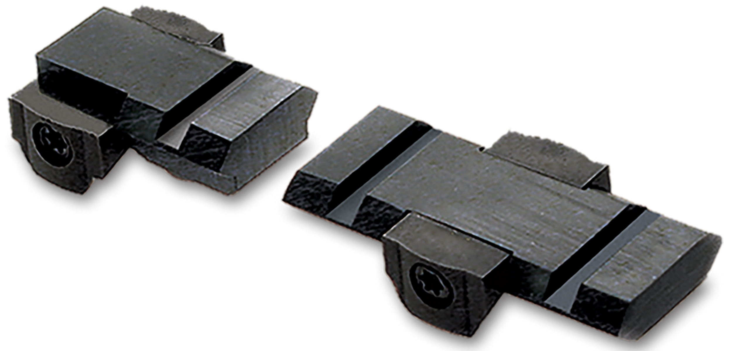 Burris 410992 Ruger-to-Weaver Base Adapter Matte Black Steel - 2-Pc