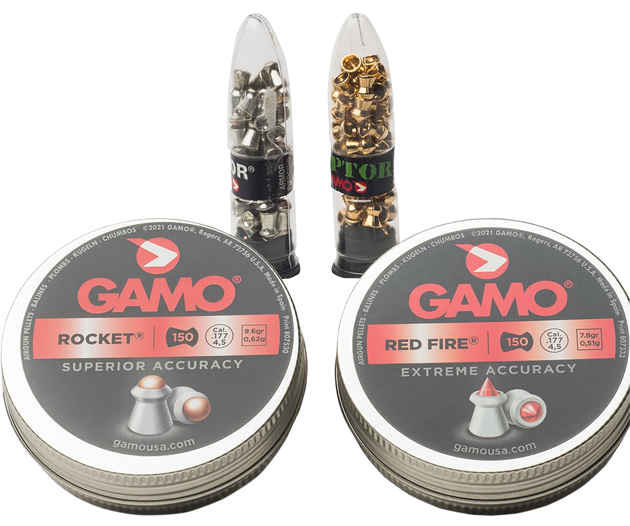 Gamo High Performance Combo .177 Lead Pellets - 400/Pkg