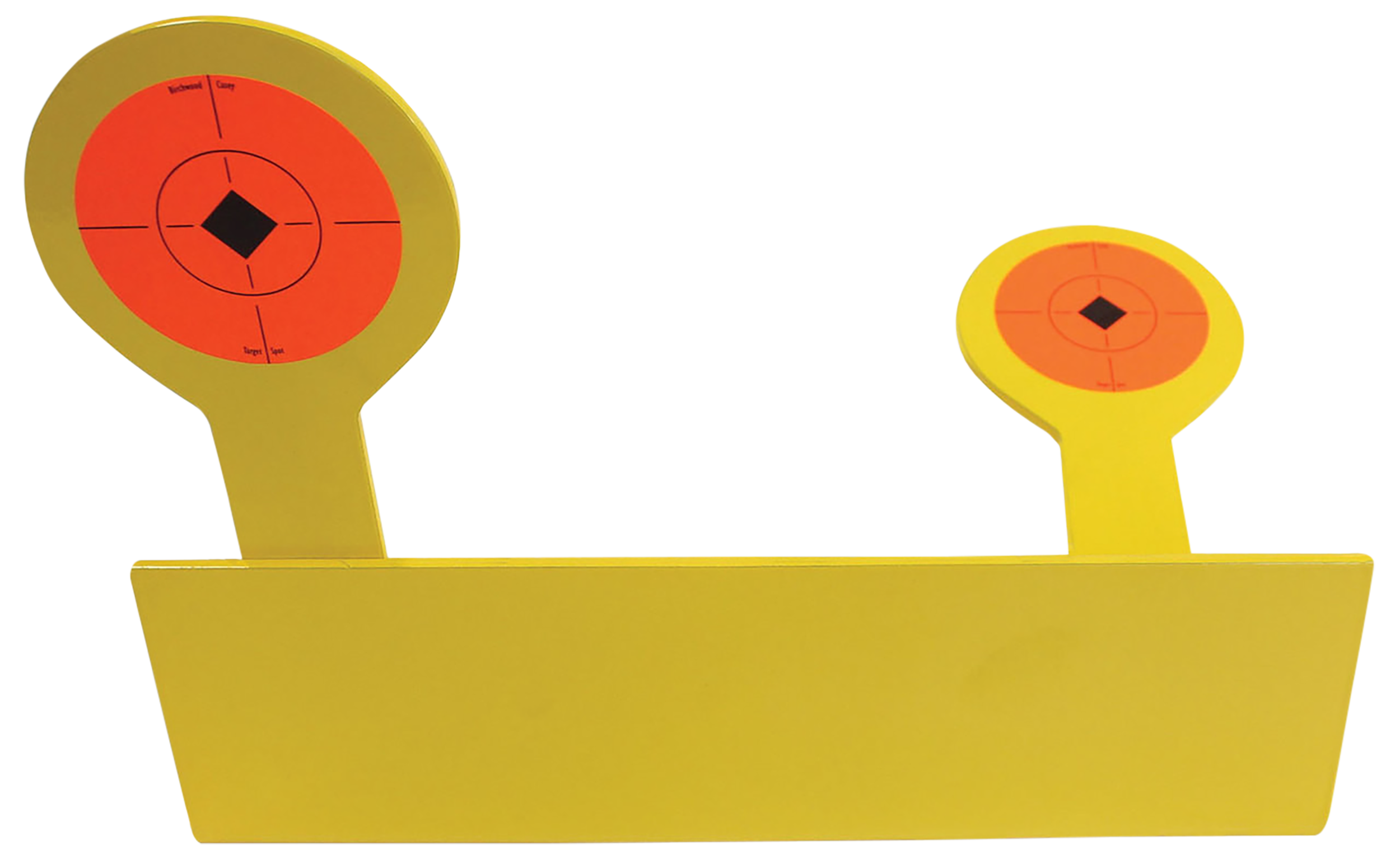 Birchwood Casey World of Targets Bushwacker Rimfire Pistol/Rifle Black/Orange AR400 Steel Target