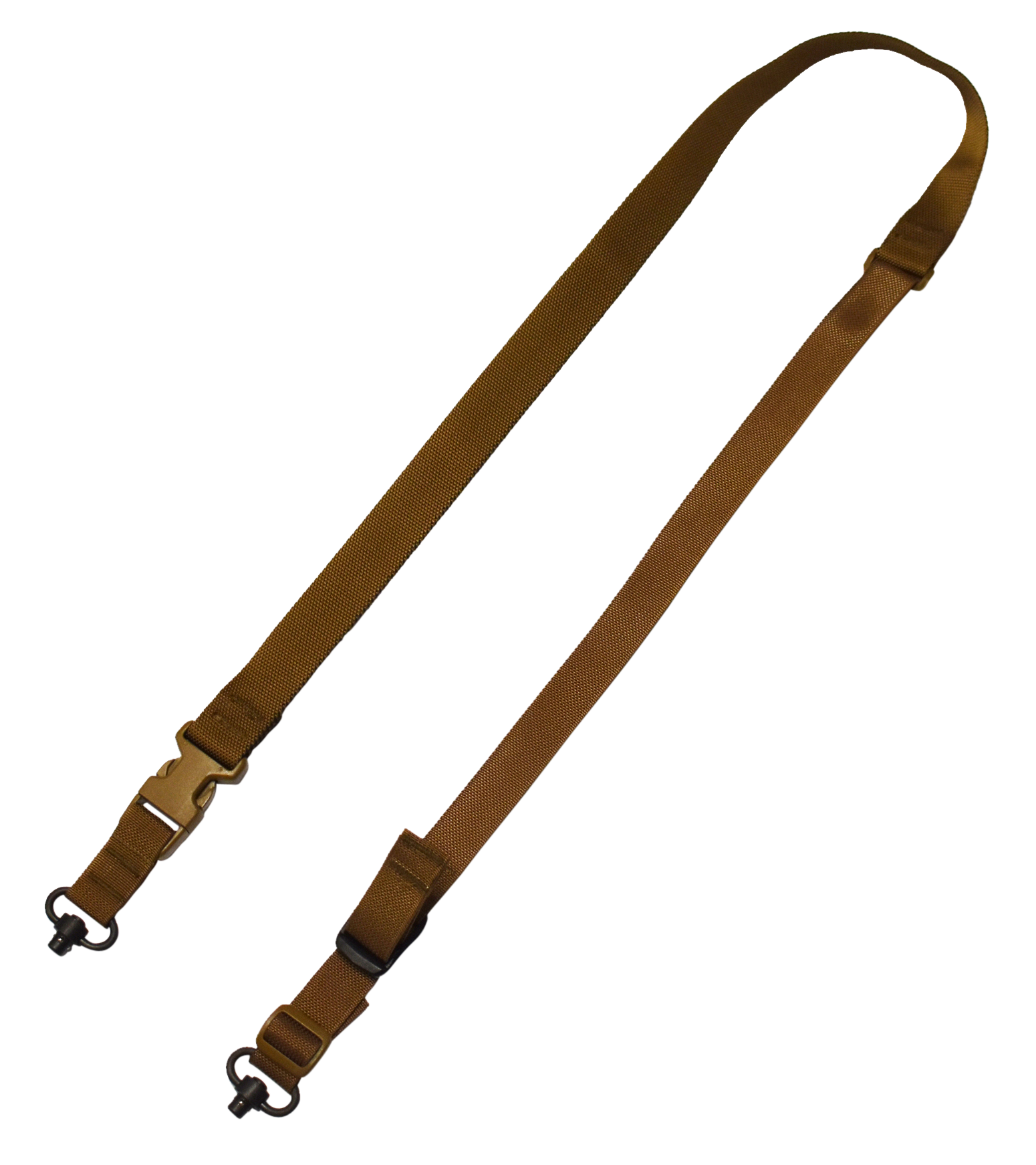 Tacshield T6040CY Tactical Two-Point QD Sling Coyote Tan Webbing - Rifle/Shotgun