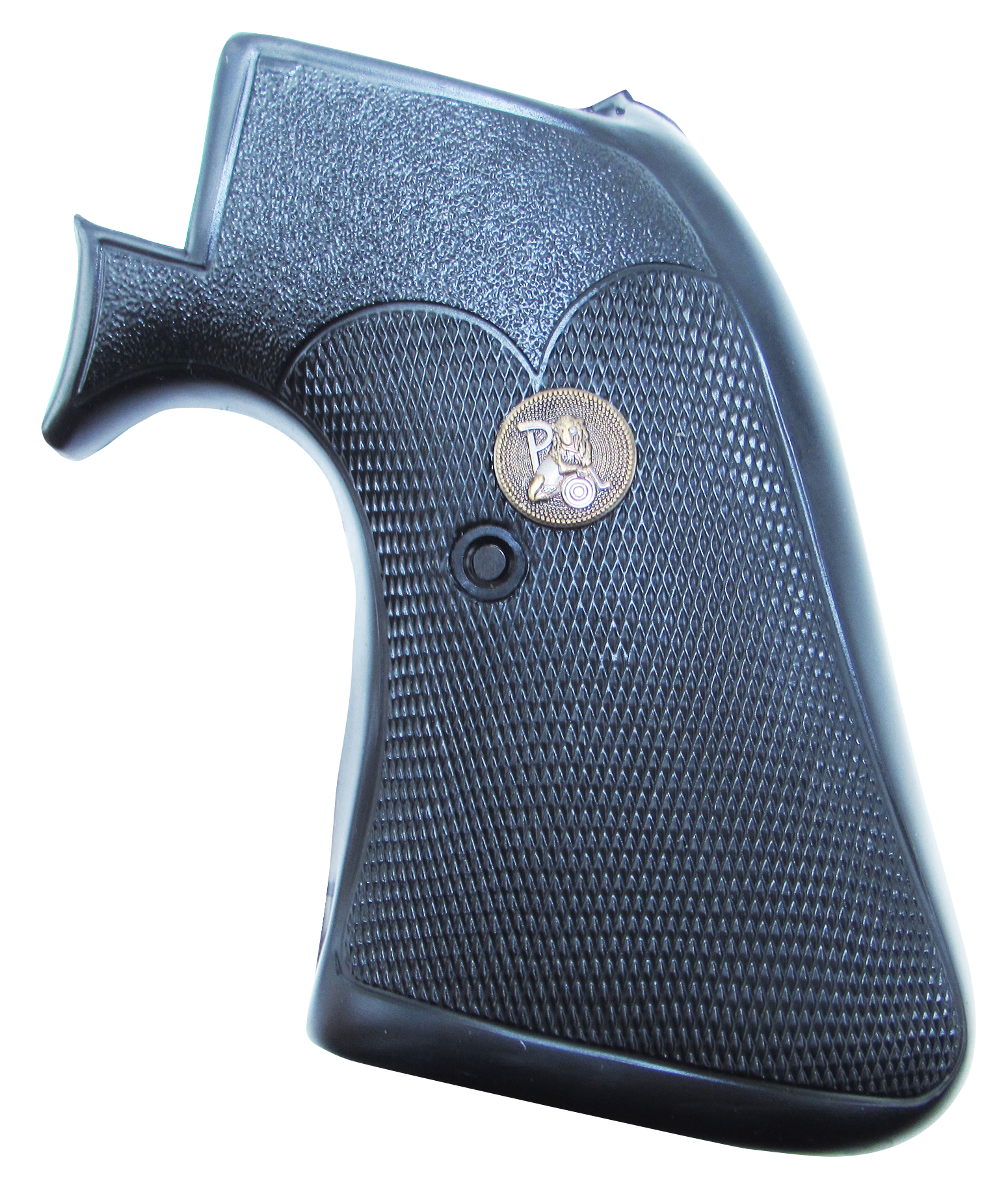 Pachmayr Presentation Grip Checkered Black Rubber for Ruger Super Blackhawk with Square Trigger Guard