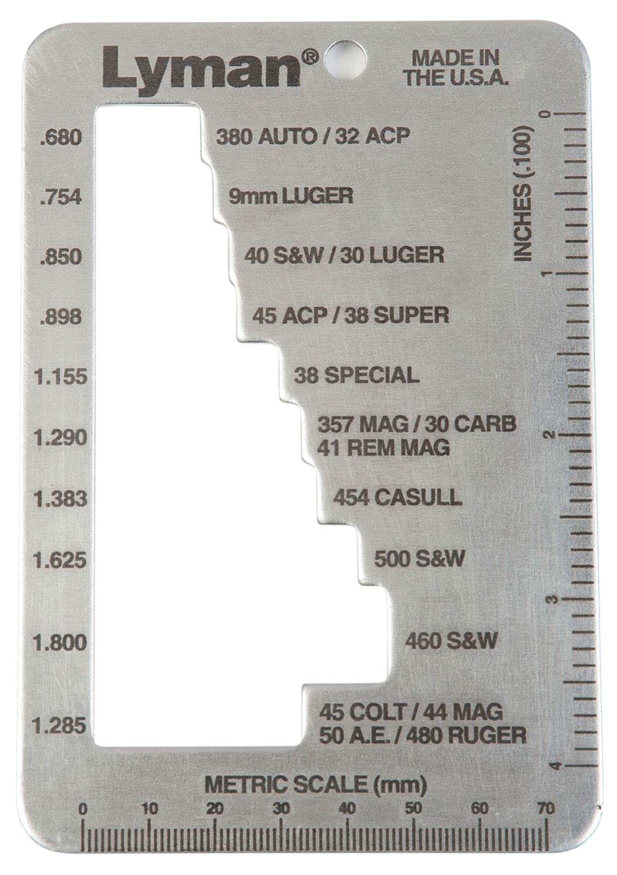 Lyman E-Zee Case Length Gauge Pistol/Revolver - Over 70 Cases