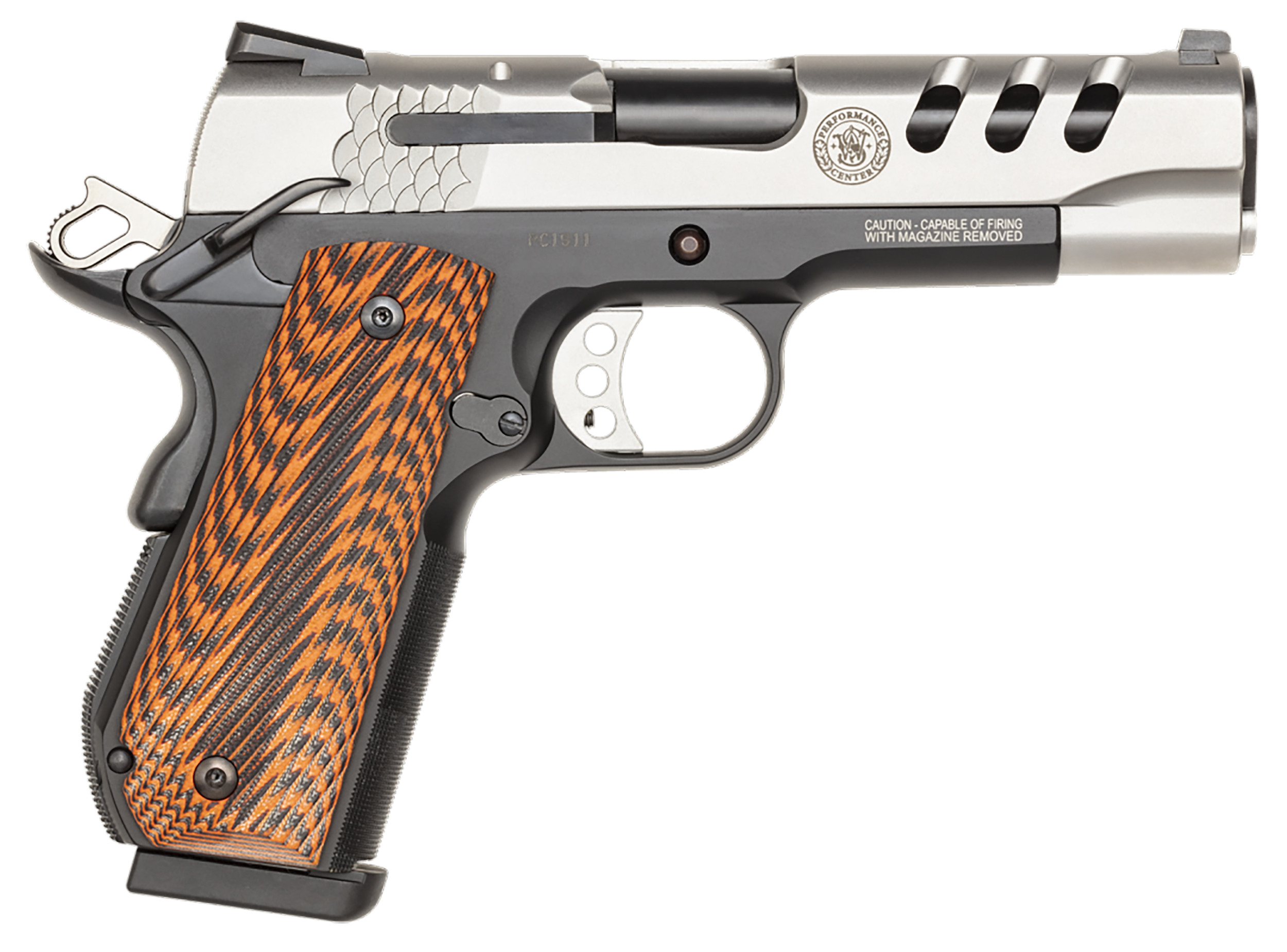 Smith & Wesson Performance Center SW1911 .45 ACP 4.25" 8+1 Semi-Auto Pistol
