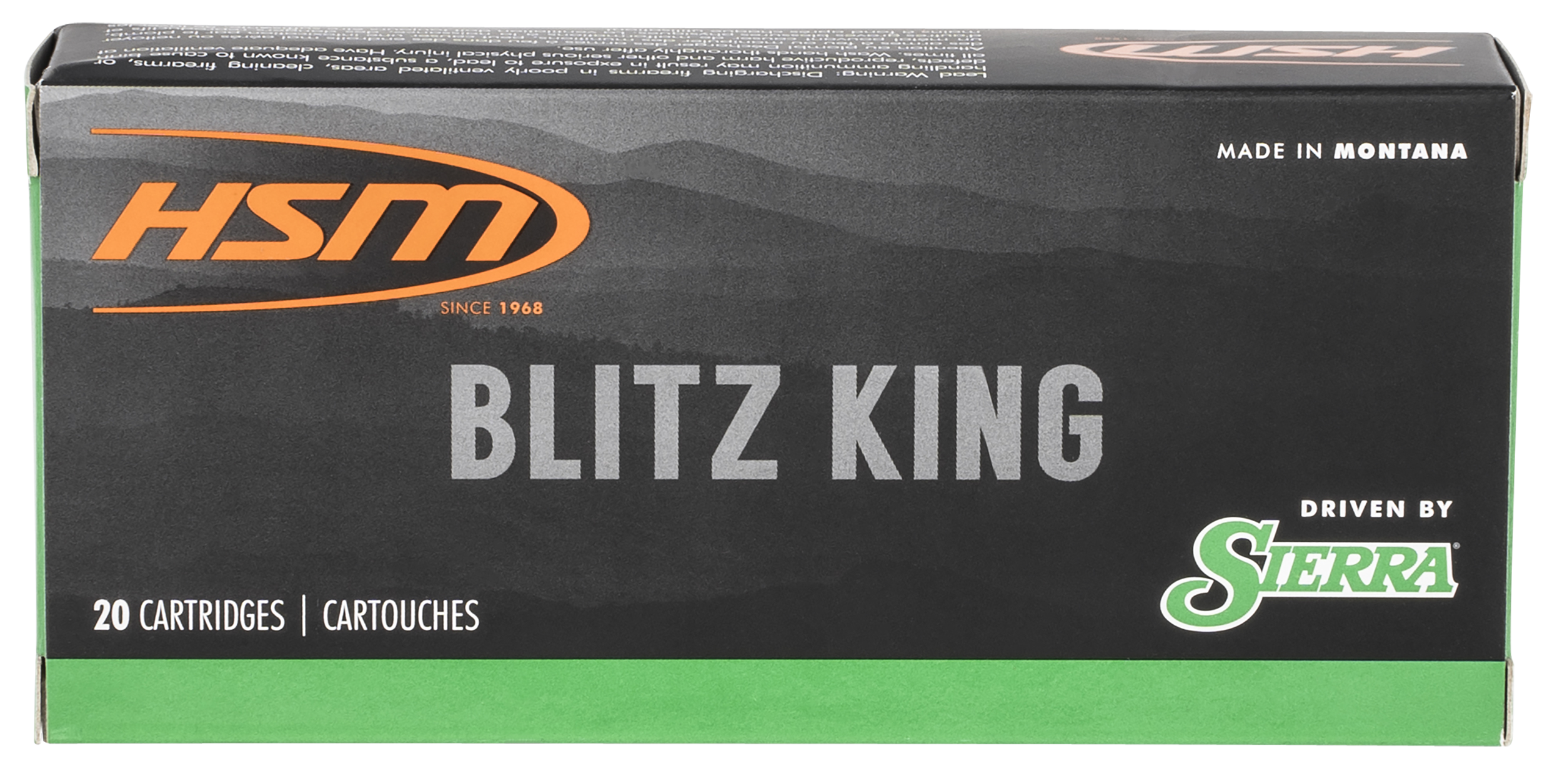 HSM Varmint 22-250 Rem 55gr Sierra BlitzKing 20 Rd - Box or Case