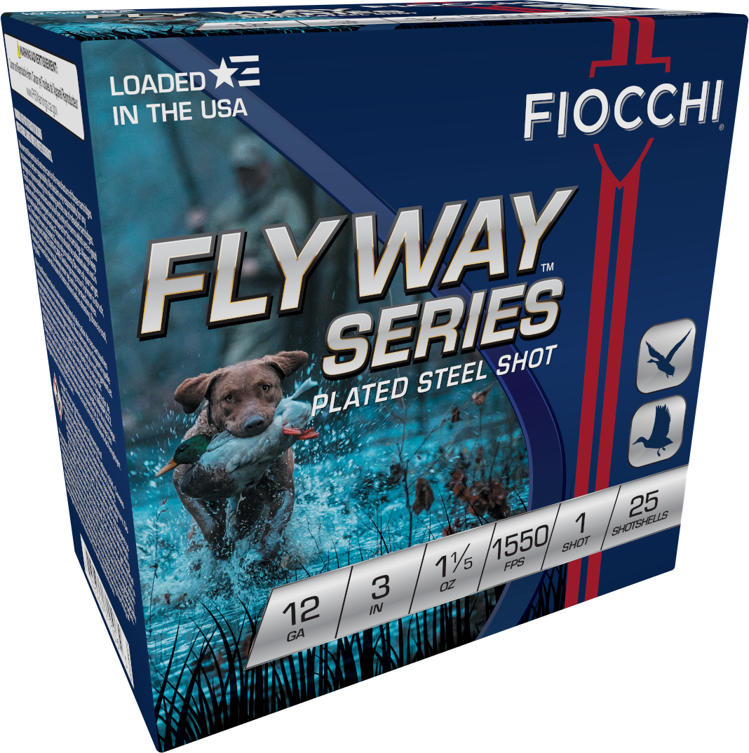 Fiocchi Flyway 12 Gauge 3" 1 1/5 oz #1 Shot 25 Bx/10 Cs - Box or Case