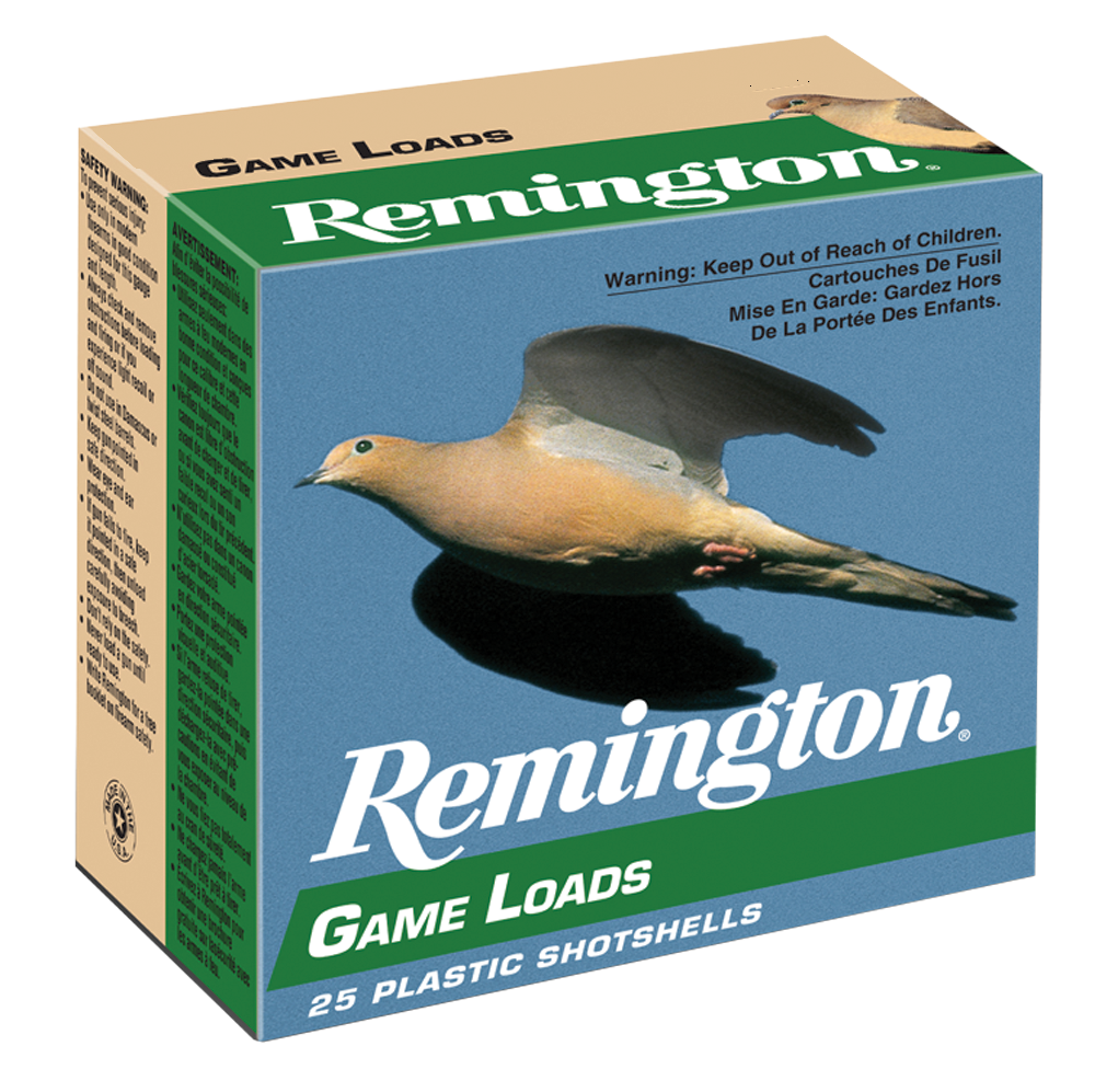 Remington Ammunition Game Load 12 Gauge 2.75" 1 oz 6 Shot - Box or Case