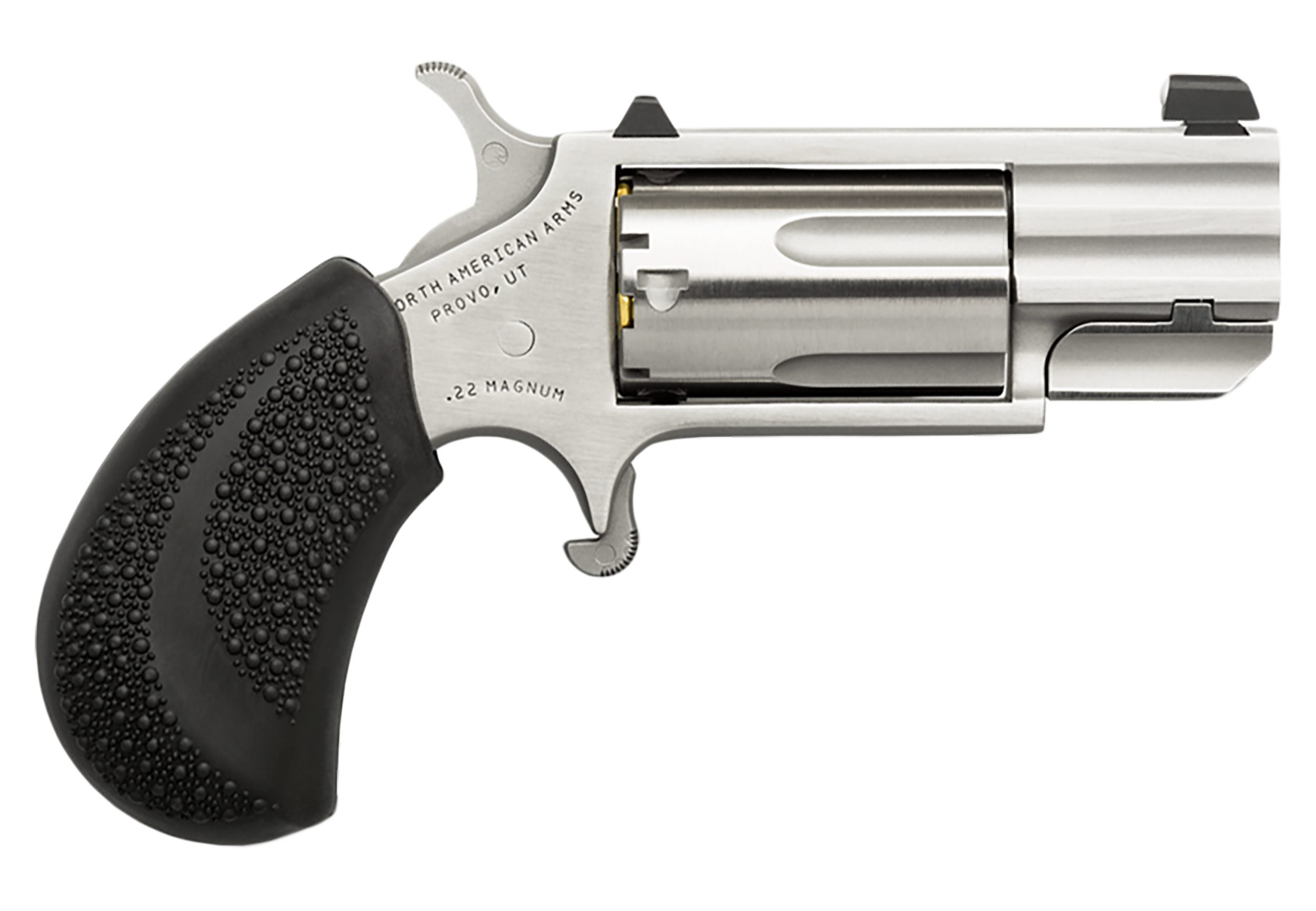North American Arms Pug 22 WMR 1" 5-Shot SAO Mini-Revolver