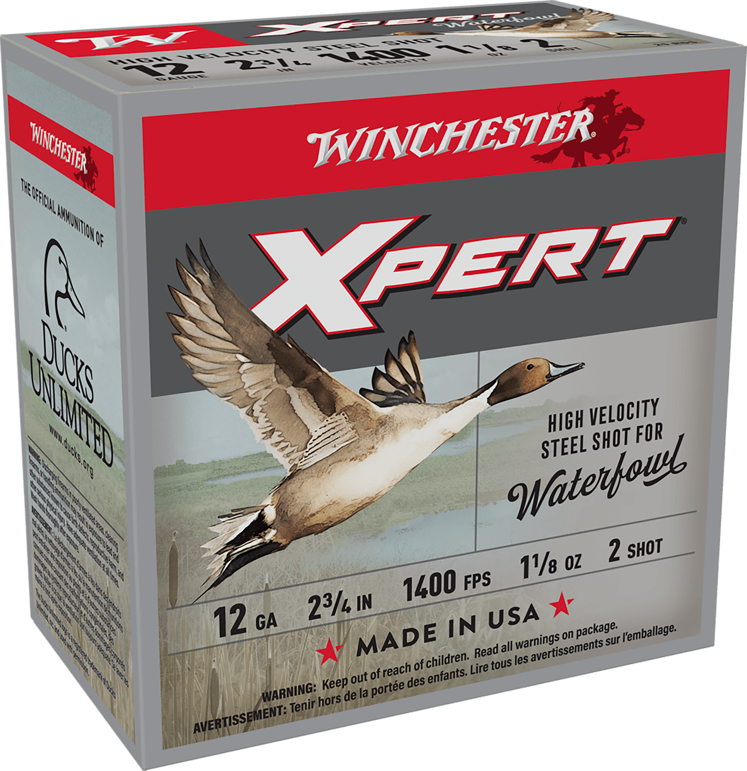 Winchester Super-X Xpert High Velocity 12 Gauge 2.75" 1-1/8 oz #2 Shot 25 Rd - Box or Case