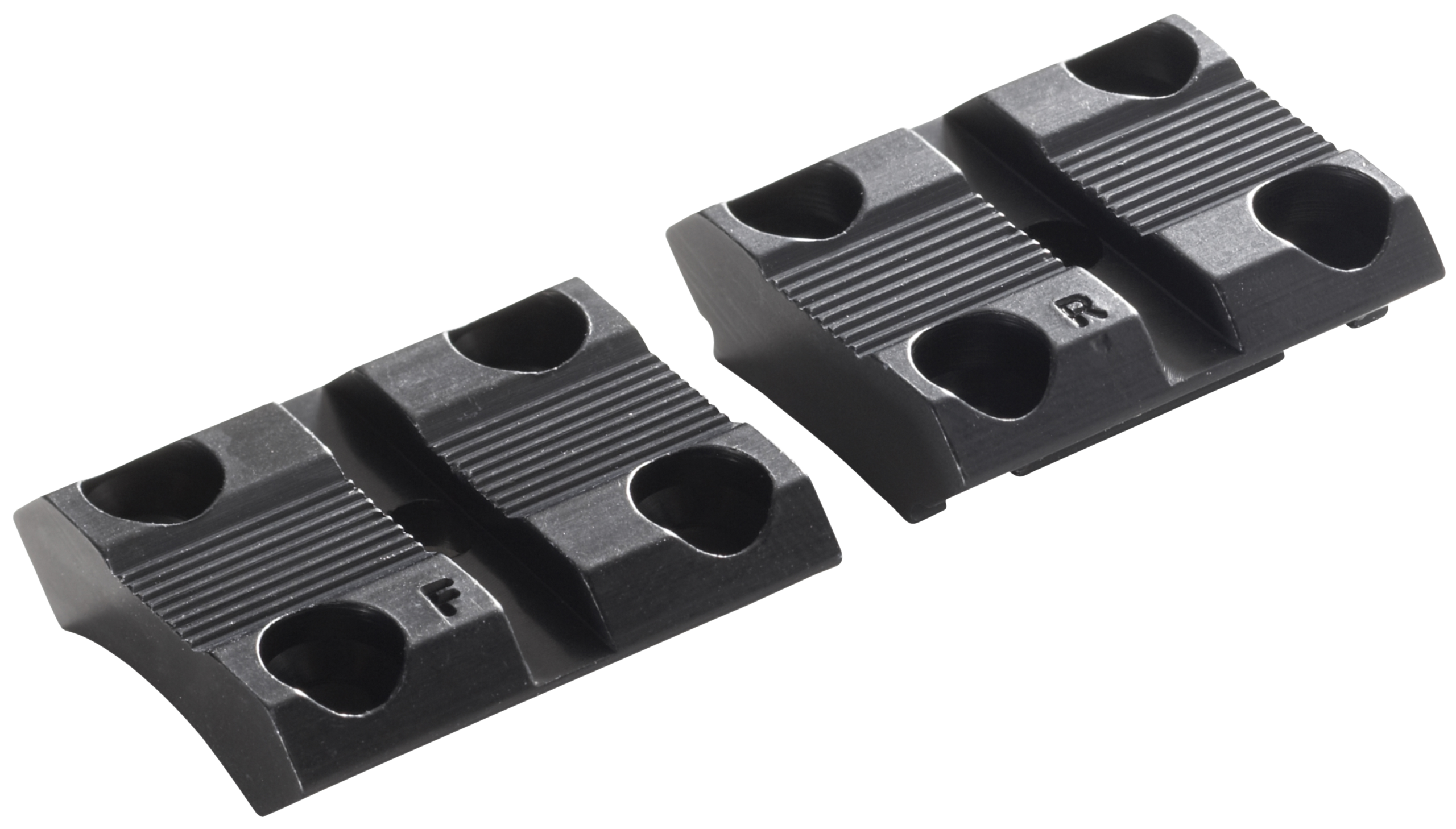 Weaver Mounts 48493 Top Mount Base Pair Matte Black Aluminum - Browning X-Bolt