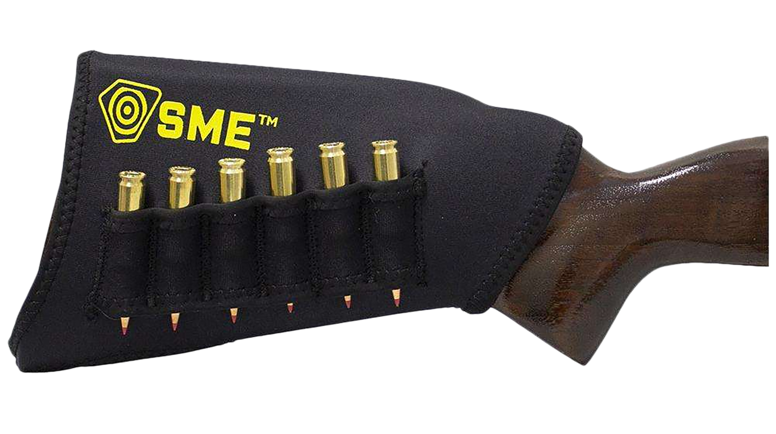 SME SMERSRSL Stock Riser with Shell Loop Black Neoprene