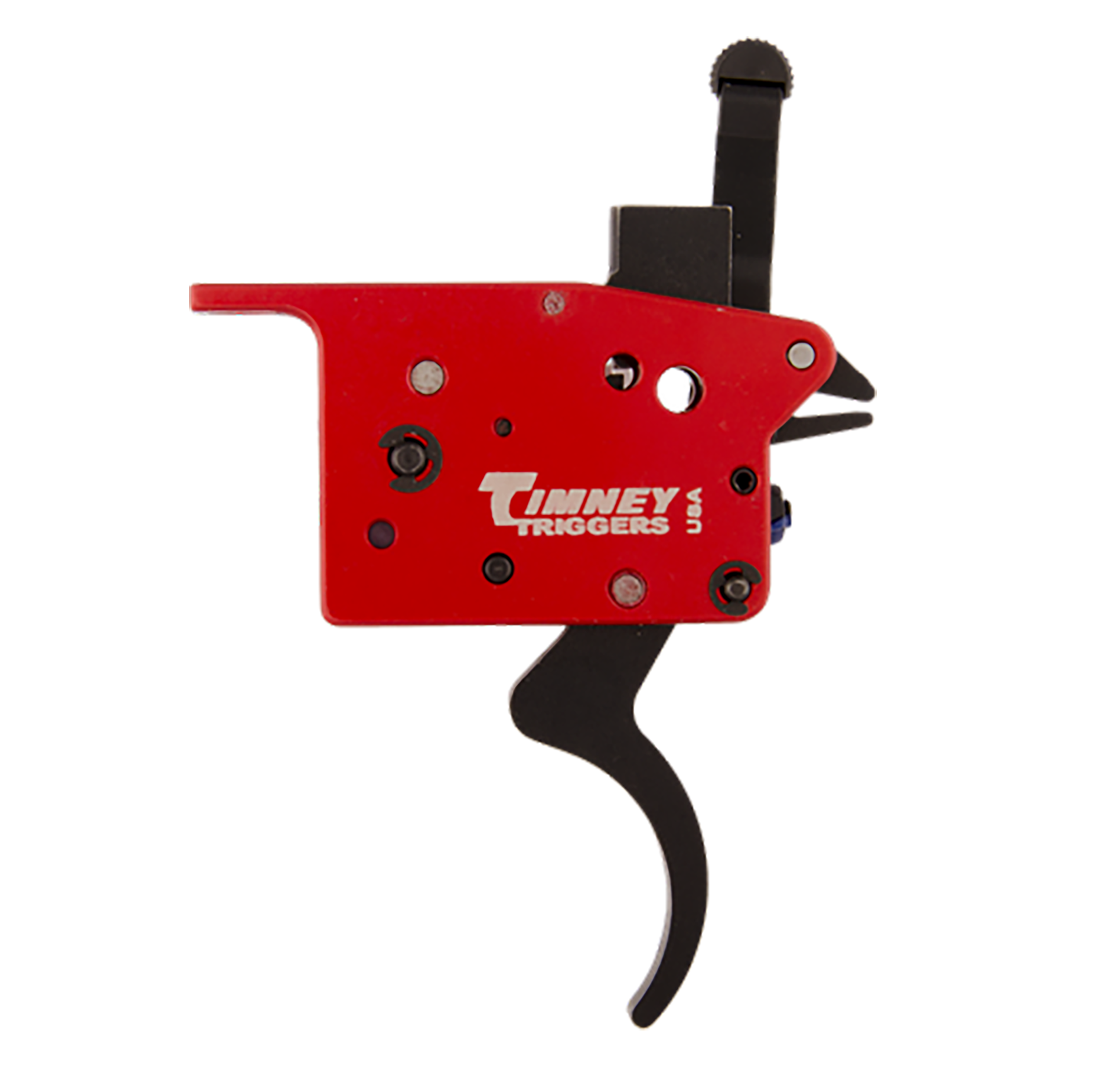 Timney Triggers 307 Featherweight Deluxe Mosin-Nagant 3 lb Curved Drop-In Trigger - Black/Red