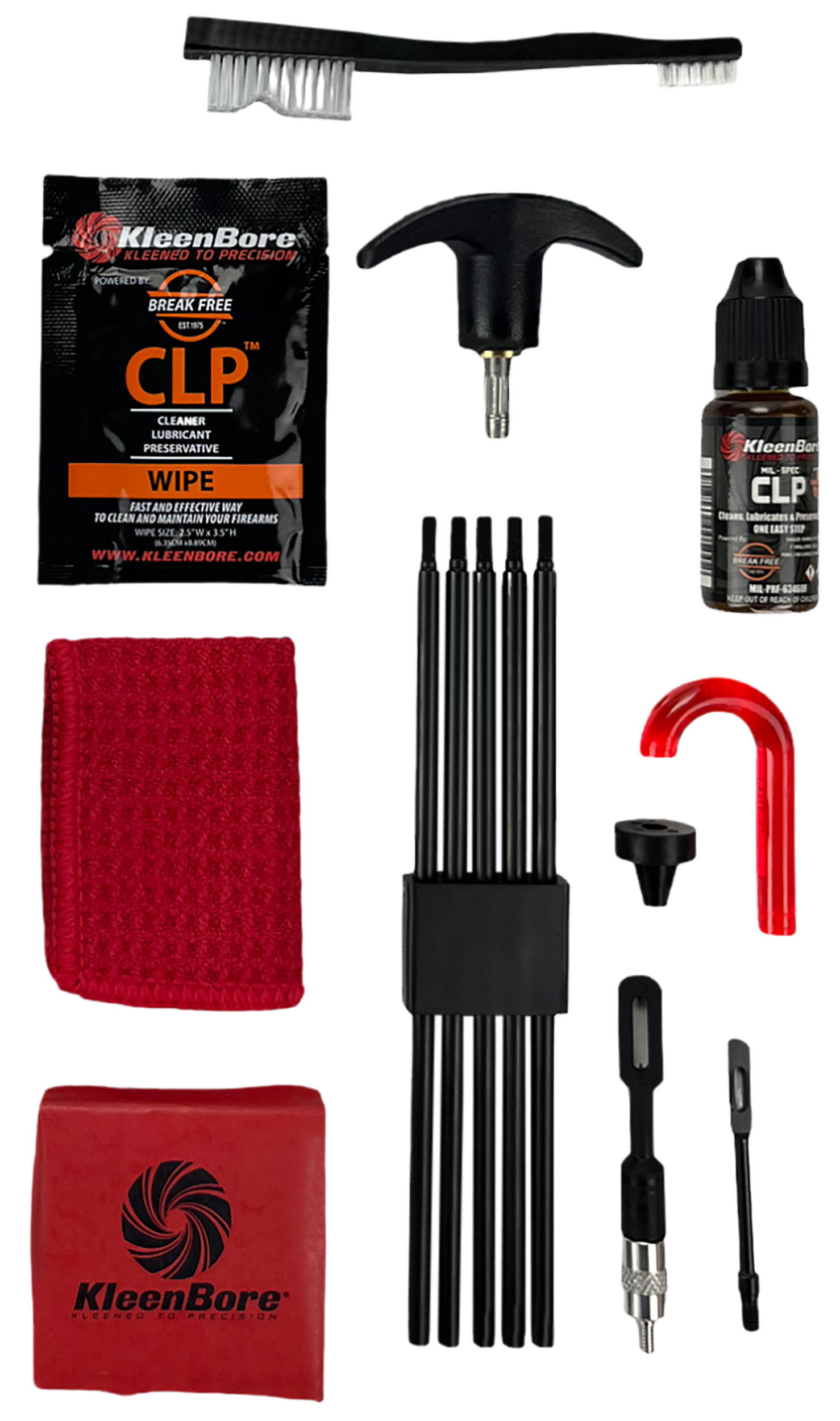 Kleen-Bore UK213 Universal Cleaning Kit .22 Cal-12 Gauge Handguns/Rifles/Shotguns