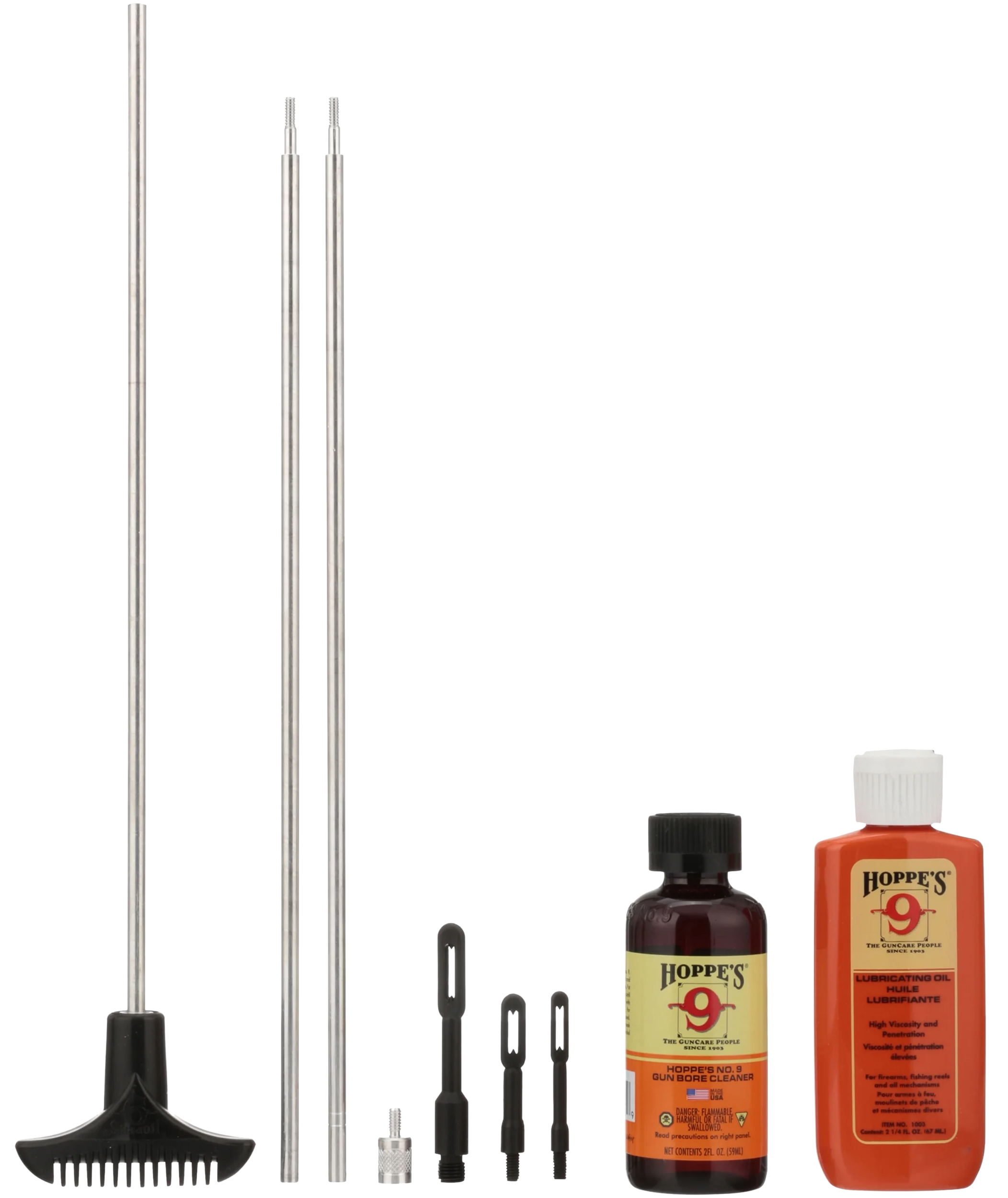 Hoppes UOB Rifle & Shotgun Cleaning Kit Multi-Caliber - Clamshell