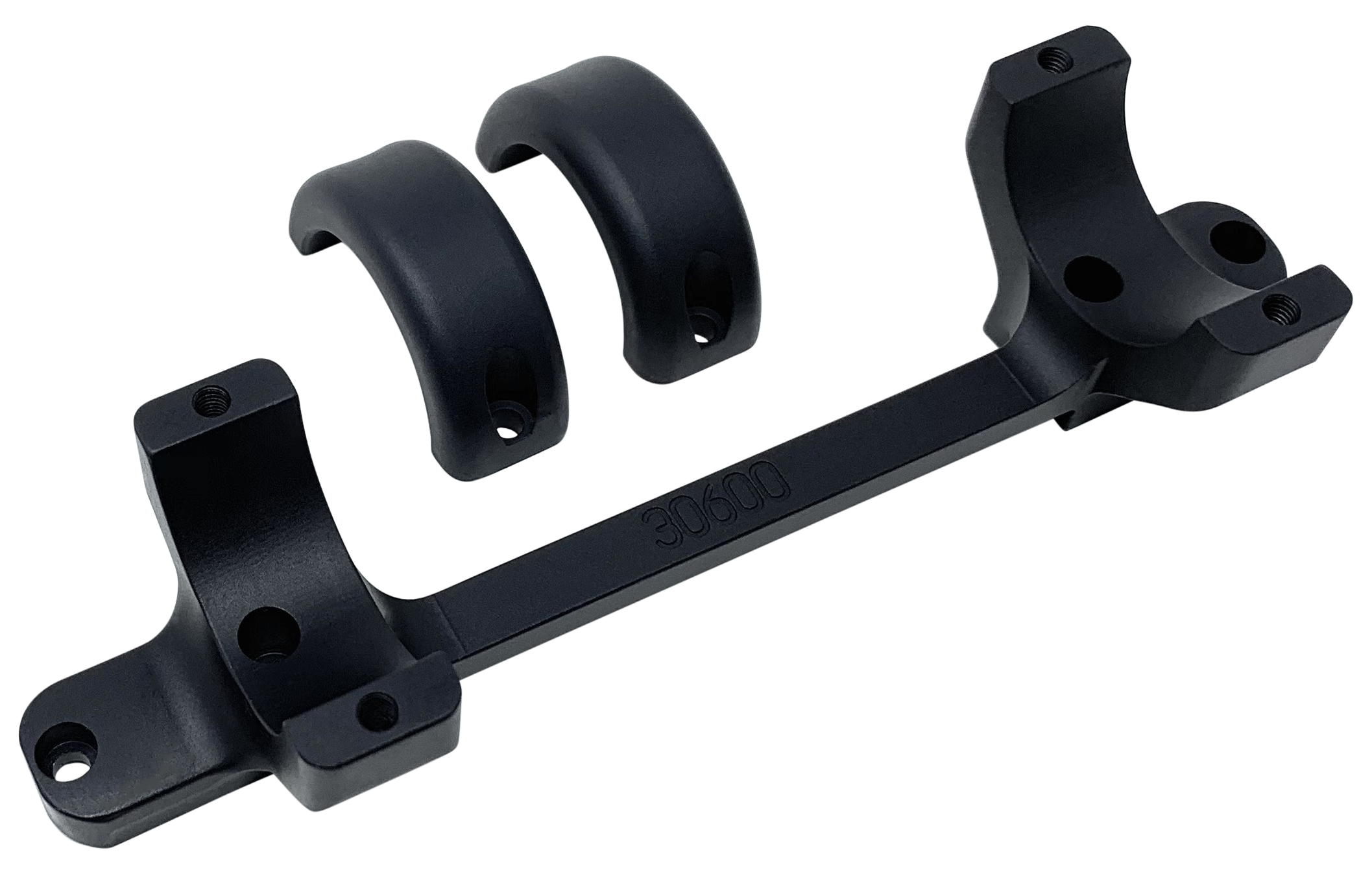 DNZ Game Reaper Winchester Model 70 Long Action 30mm Medium 1-Piece Matte Black Scope Mount & Ring Combo