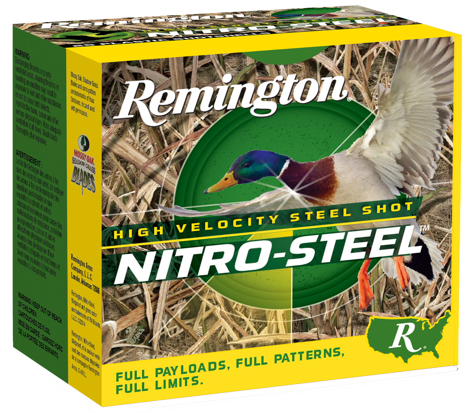 Remington Ammunition Nitro-Steel High Velocity 12 Gauge 3.5" 1-1/2 oz 2 Shot - Box or Case