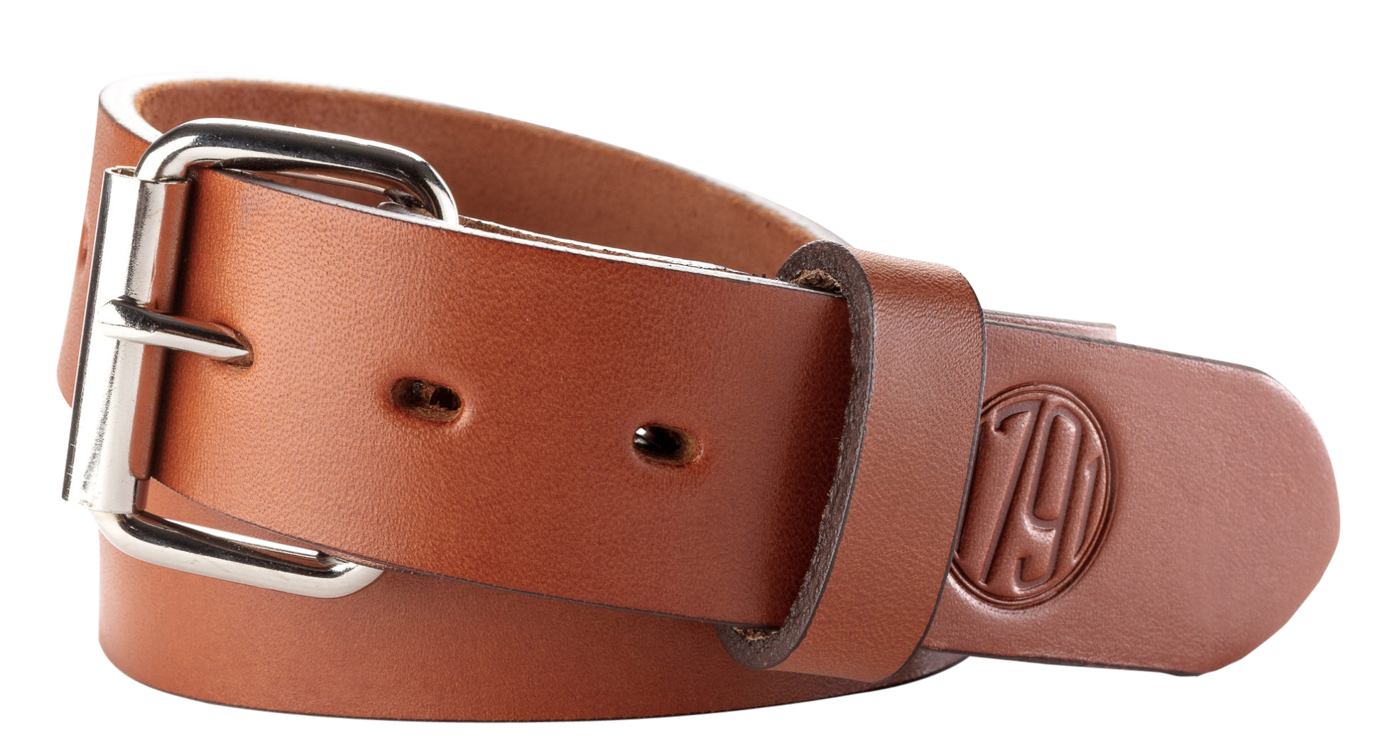 1791 Gunleather BLT-01 Gun Belt Classic Brown Leather 42/46 1.50" Buckle Closure