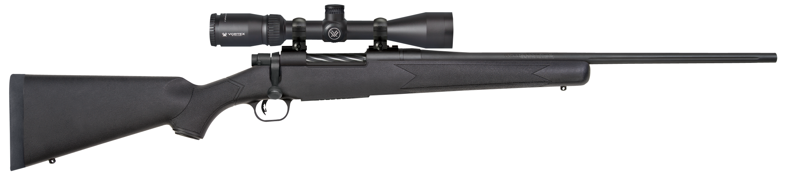 Mossberg Patriot 308 Win 22" Fluted 5+1 Bolt-Action Rifle w/ Vortex Crossfire II Scope