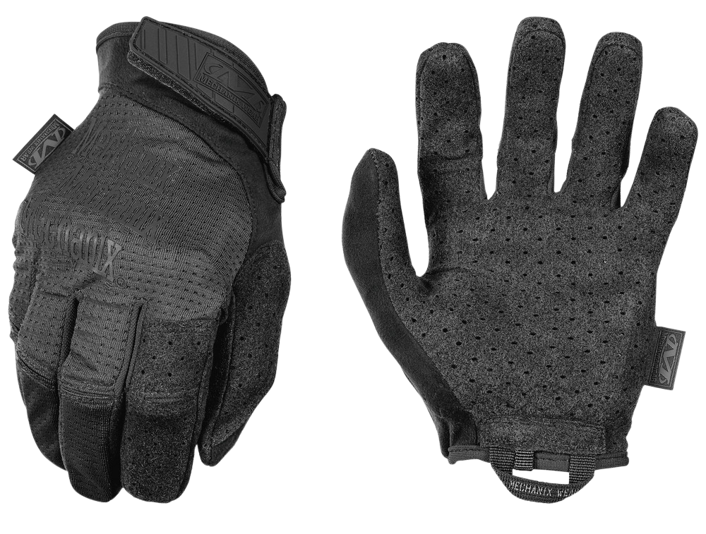 Mechanix Wear Specialty Vent Covert Black Suede Small Tactical Gloves
