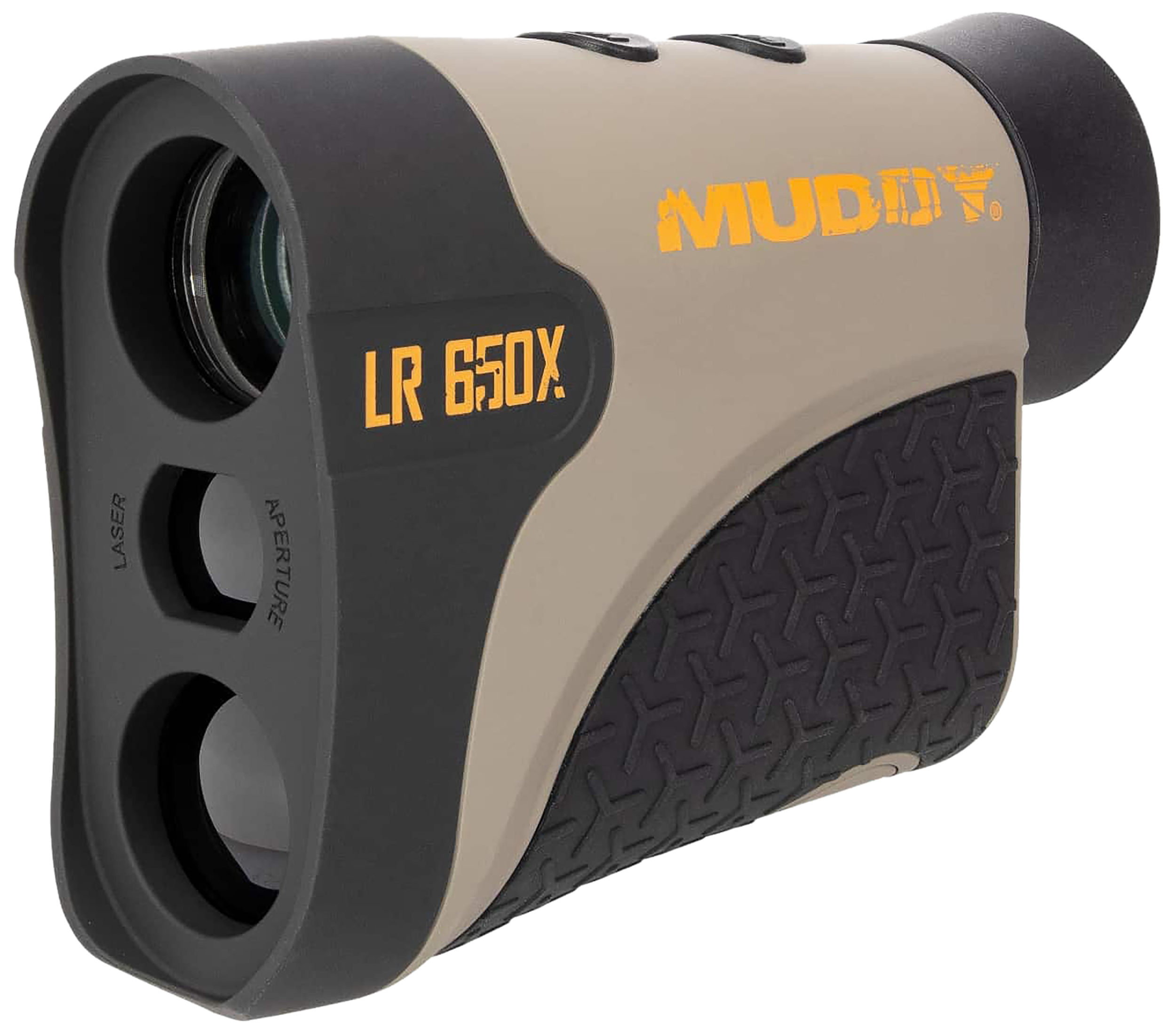 Muddy LR650X 650 Yard HD 6x26mm Rangefinder - Black Rubber Armor