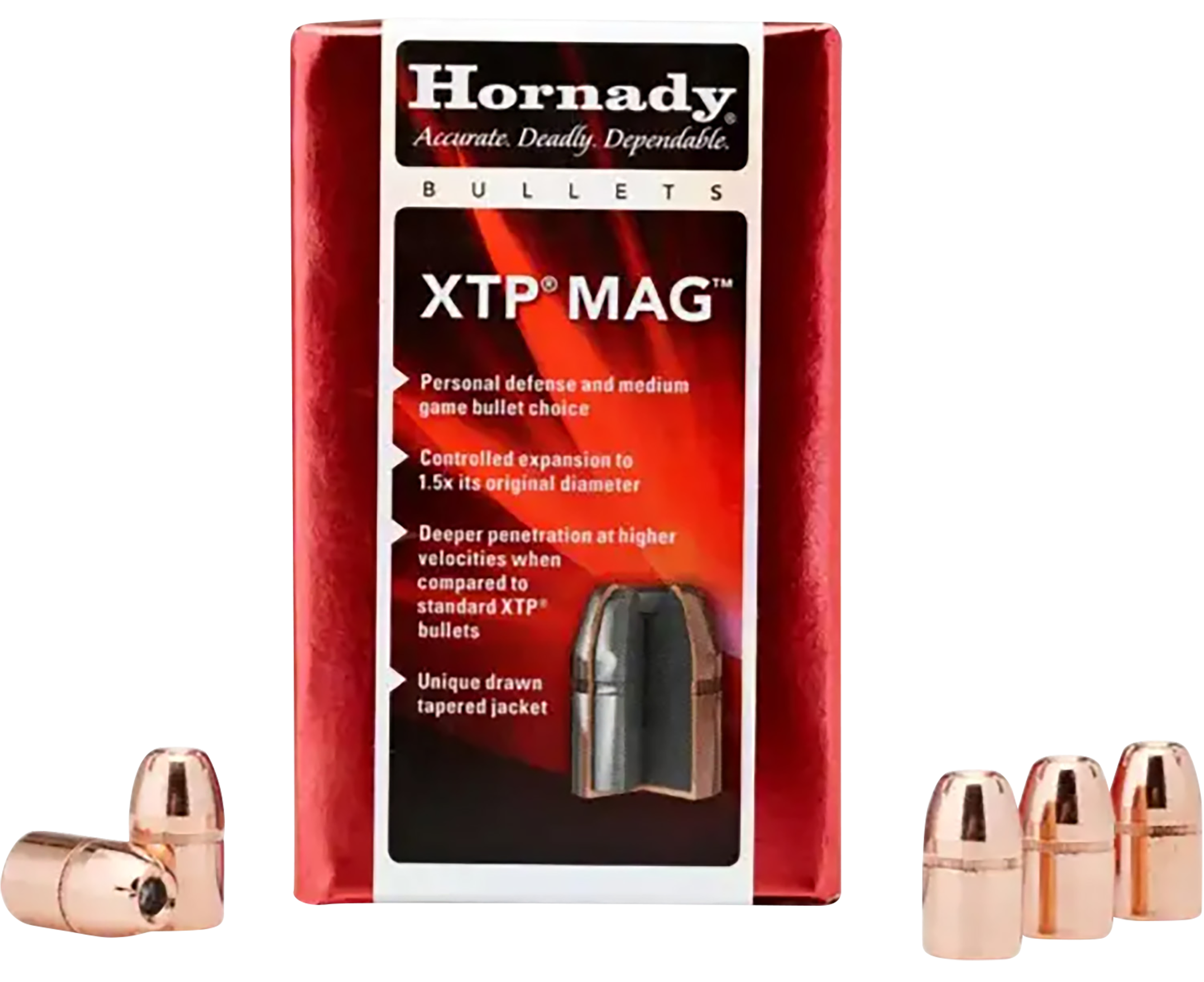 Hornady XTP Mag .500 350 gr JHP Reloading Bullets - 50/Box