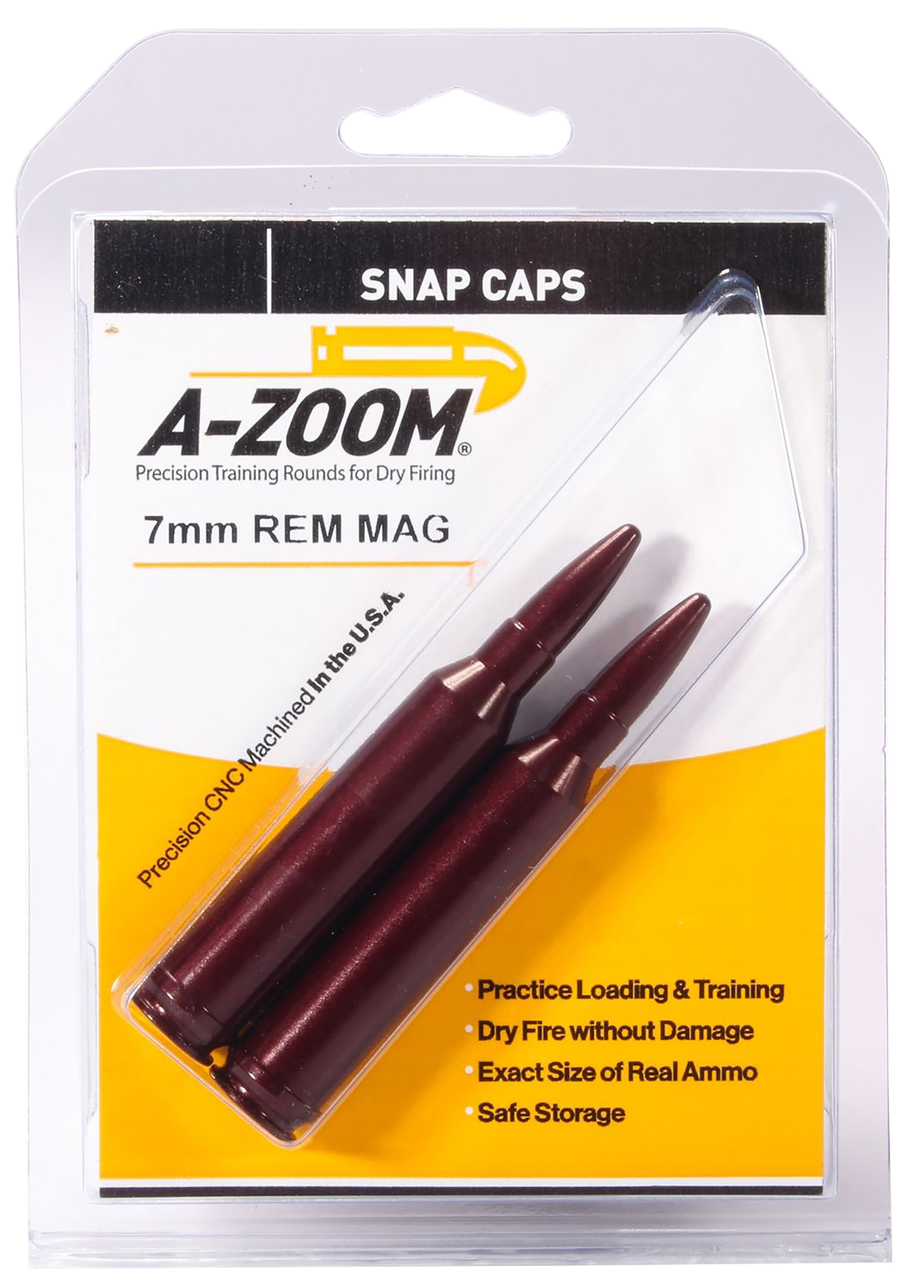 A-Zoom 12252 Rifle Snap Cap 7mm Rem Mag 2-Pack