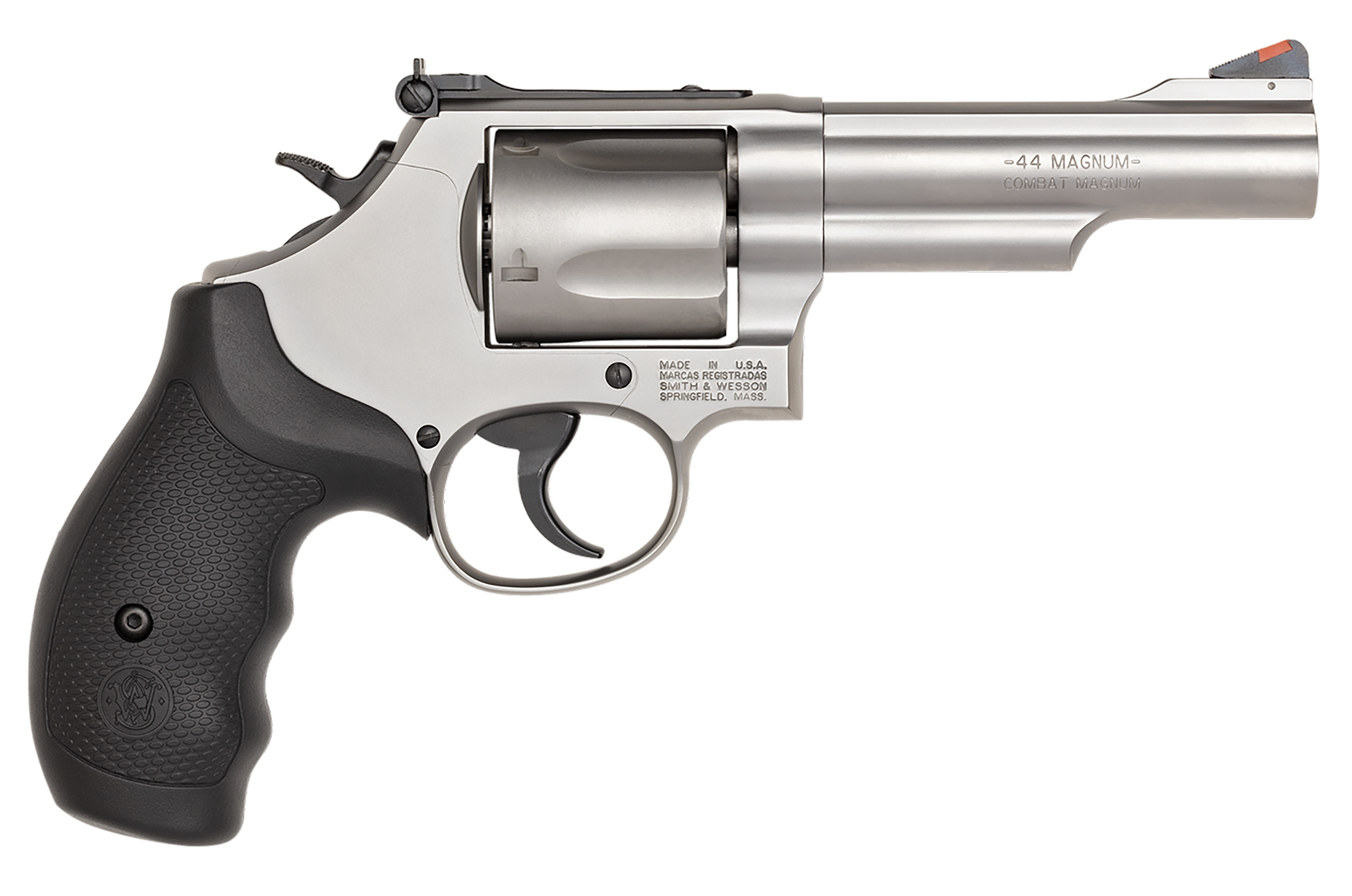 Smith & Wesson Model 69 44 Rem Mag 4.25" 5-Rd DA/SA L-Frame Stainless Revolver - CA Compliant