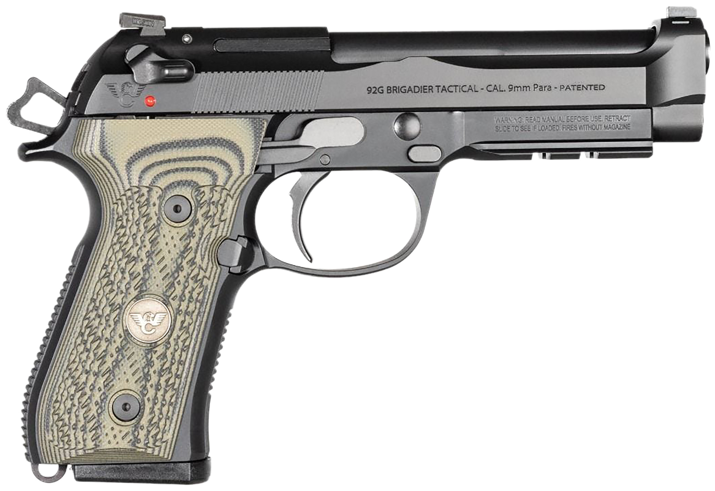 Wilson Combat 92G Brigadier Tactical 9mm Luger 4.70" 15+1 Semi-Auto Pistol