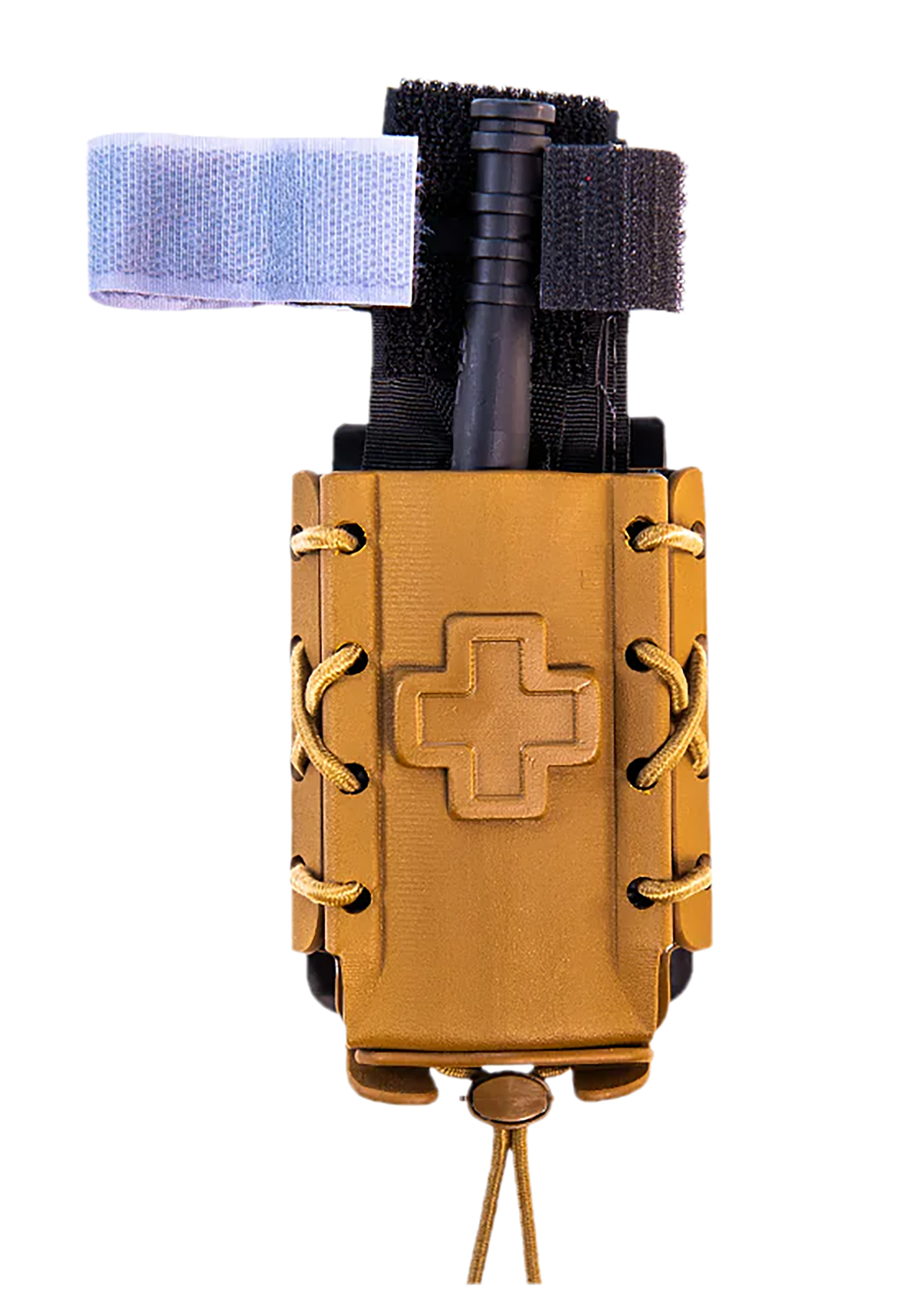 High Speed Gear 11TQK0CB Taco Tourniquet Pouch Coyote Brown Kydex Belt Clip/MOLLE
