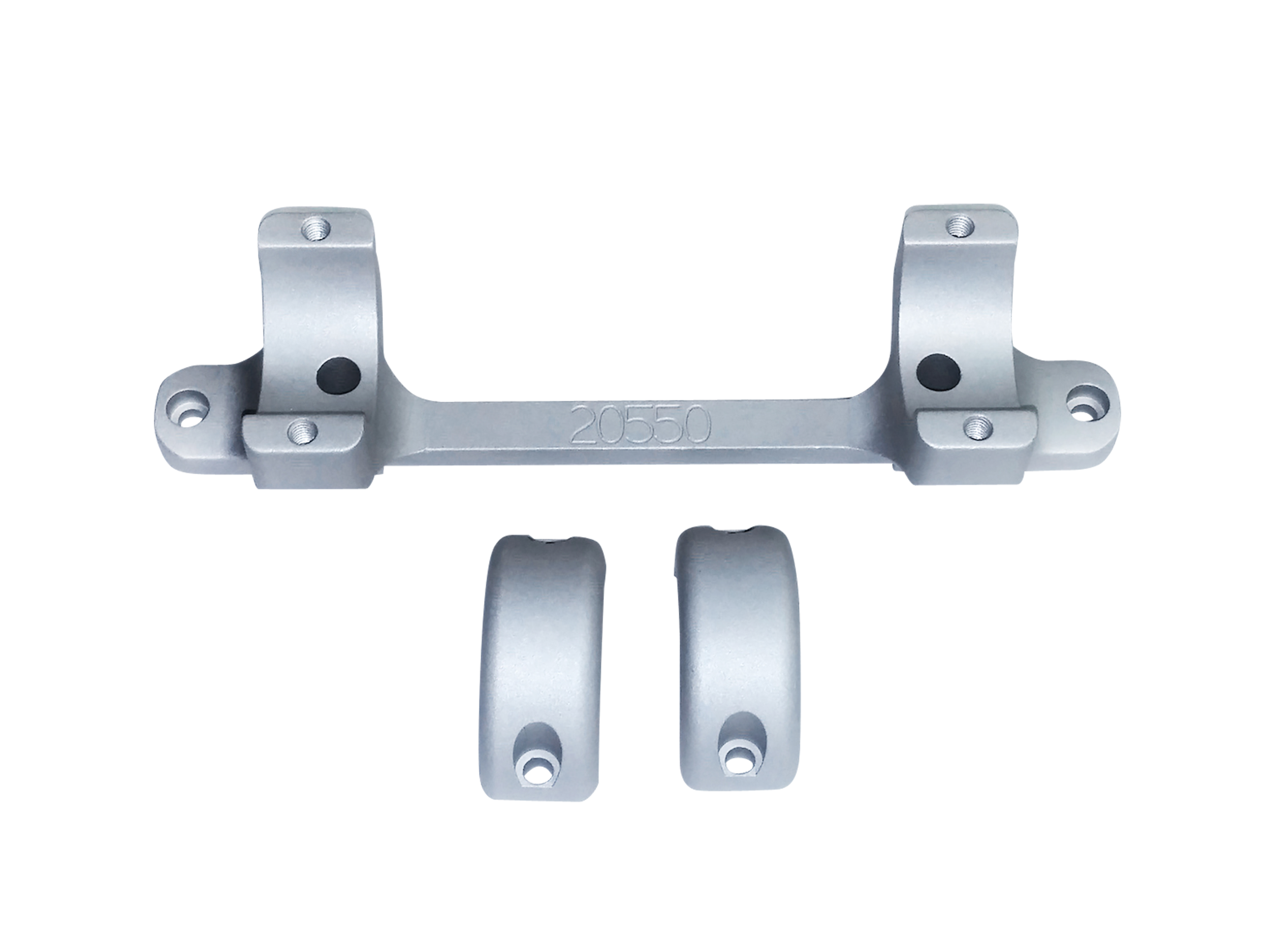 DNZ Game Reaper-Tikka 1" Medium Silver 1-Piece Scope Mount & Ring Combo