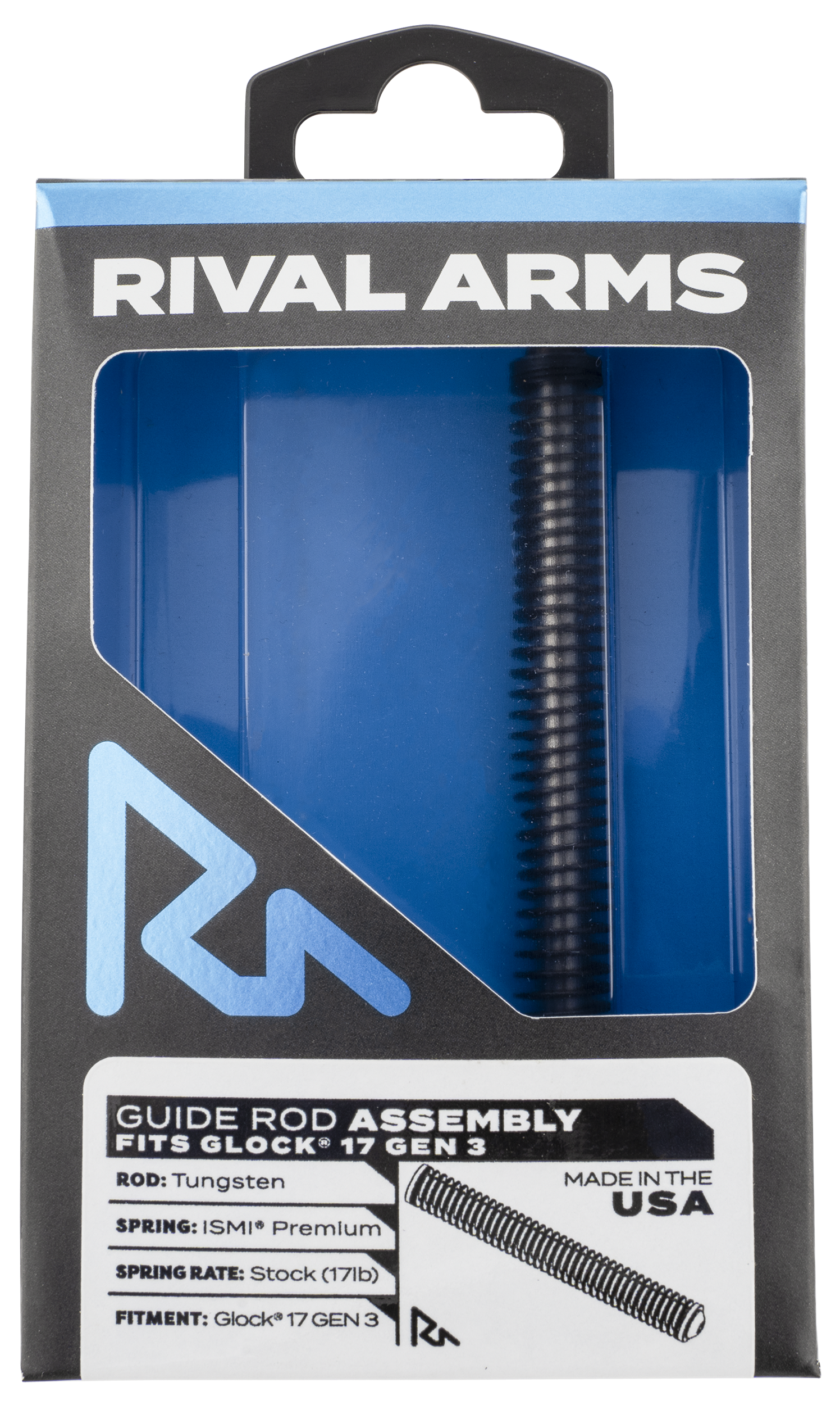 Rival Arms RA50G101T Guide Rod Assembly Fits Glock 17 Gen3 Tungsten
