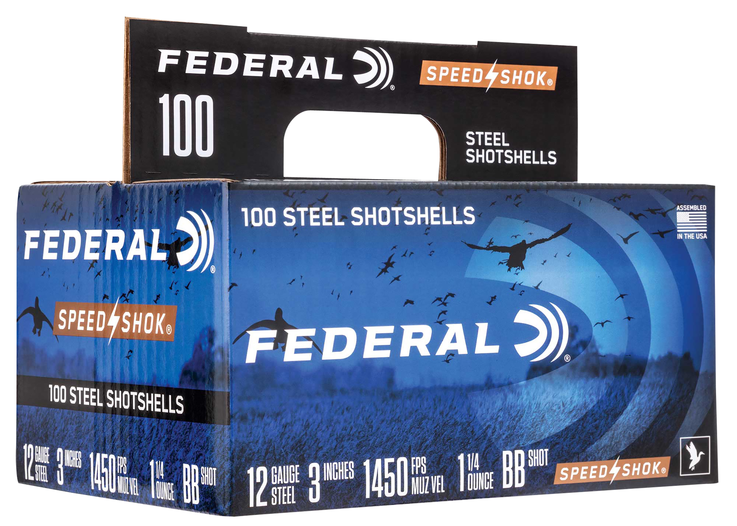 Federal Speed-Shok 12 Gauge 3" 1-1/4 oz #2 Shot 100 Rounds - Box or Case