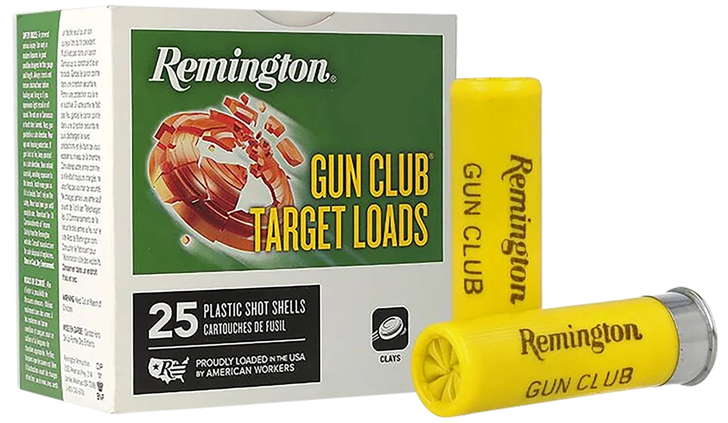 Remington Ammunition Gun Club 20 Gauge 2.75" 7/8 oz #8 Shot Target Load - Box or Case